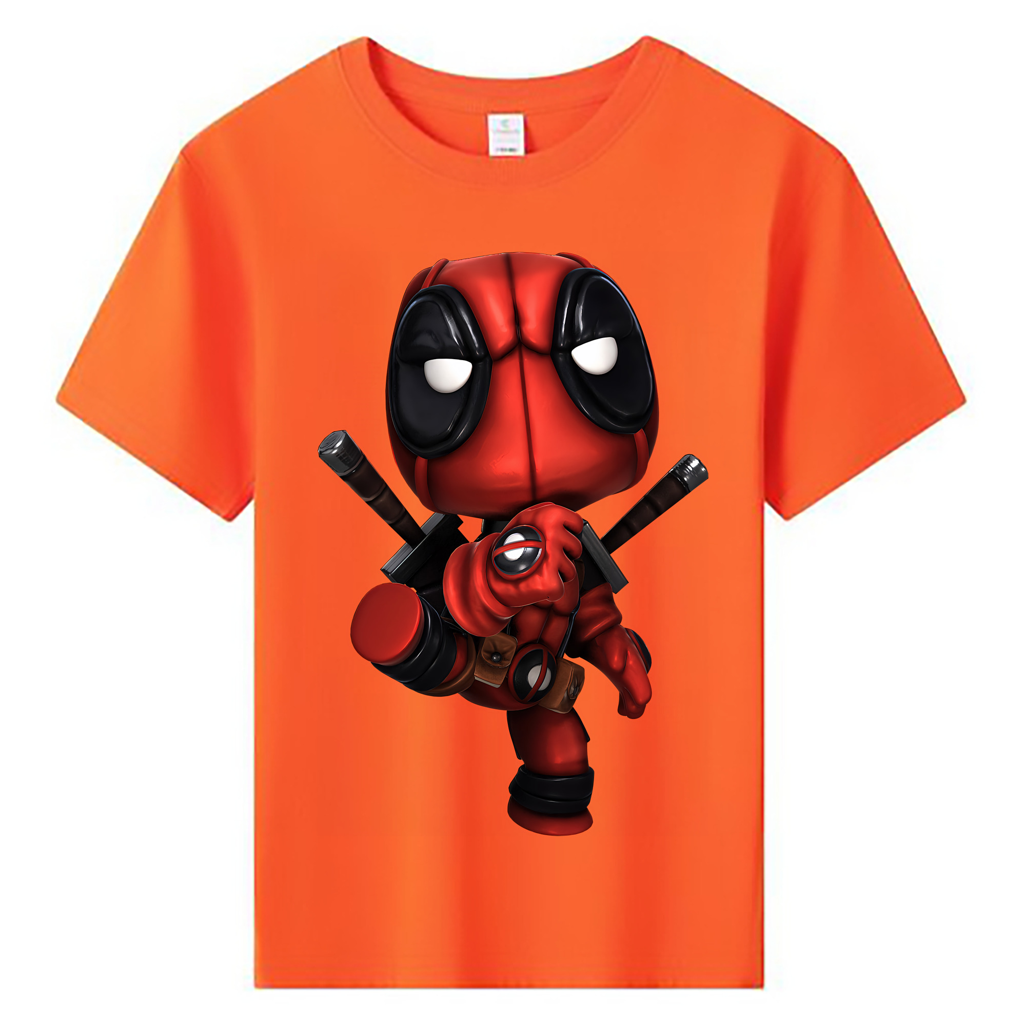 （画像用） Deadpool デッドプール 綿100％キッズTシャツ（フロントプリント）