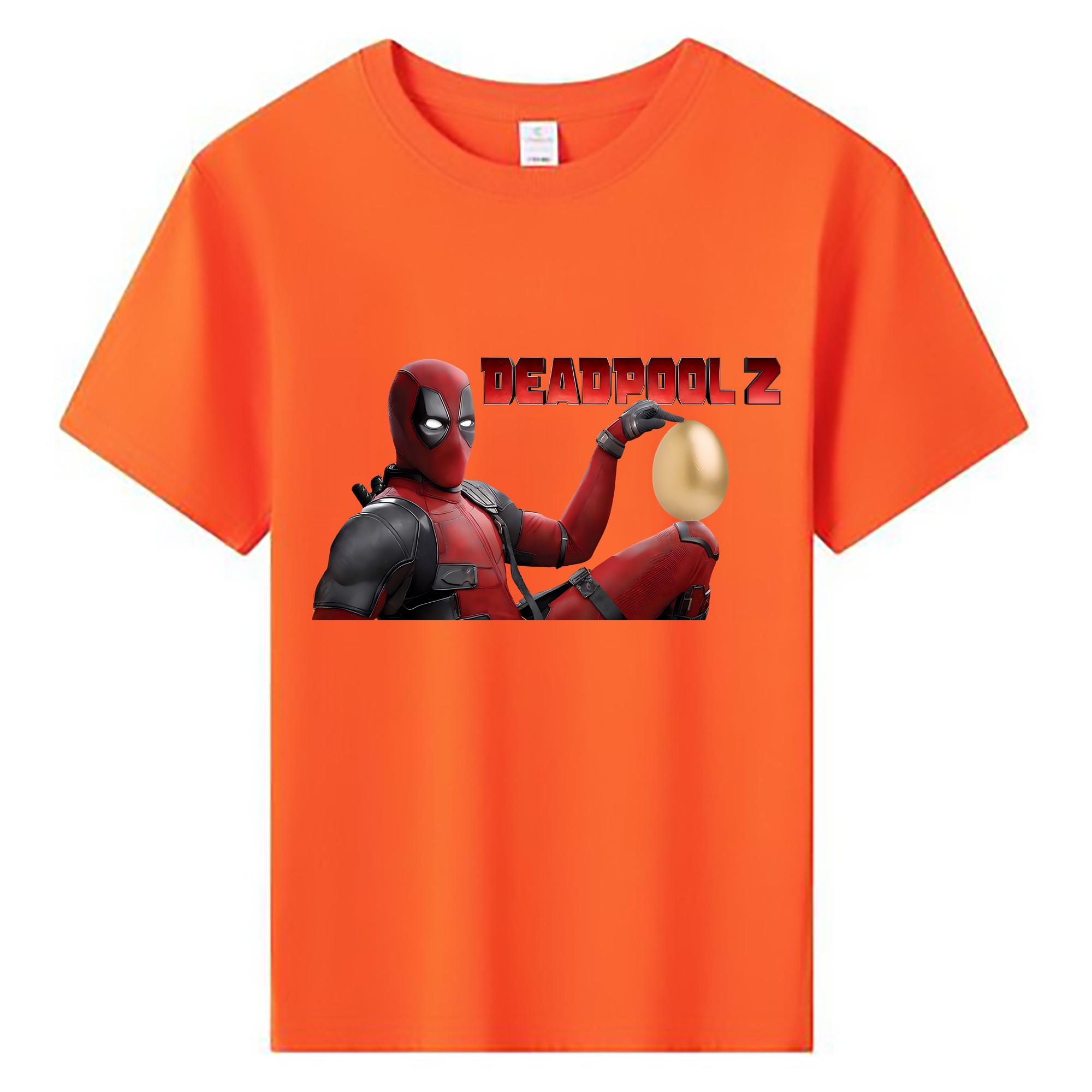 （画像用） Deadpool デッドプール 綿100％キッズTシャツ（フロントプリント）