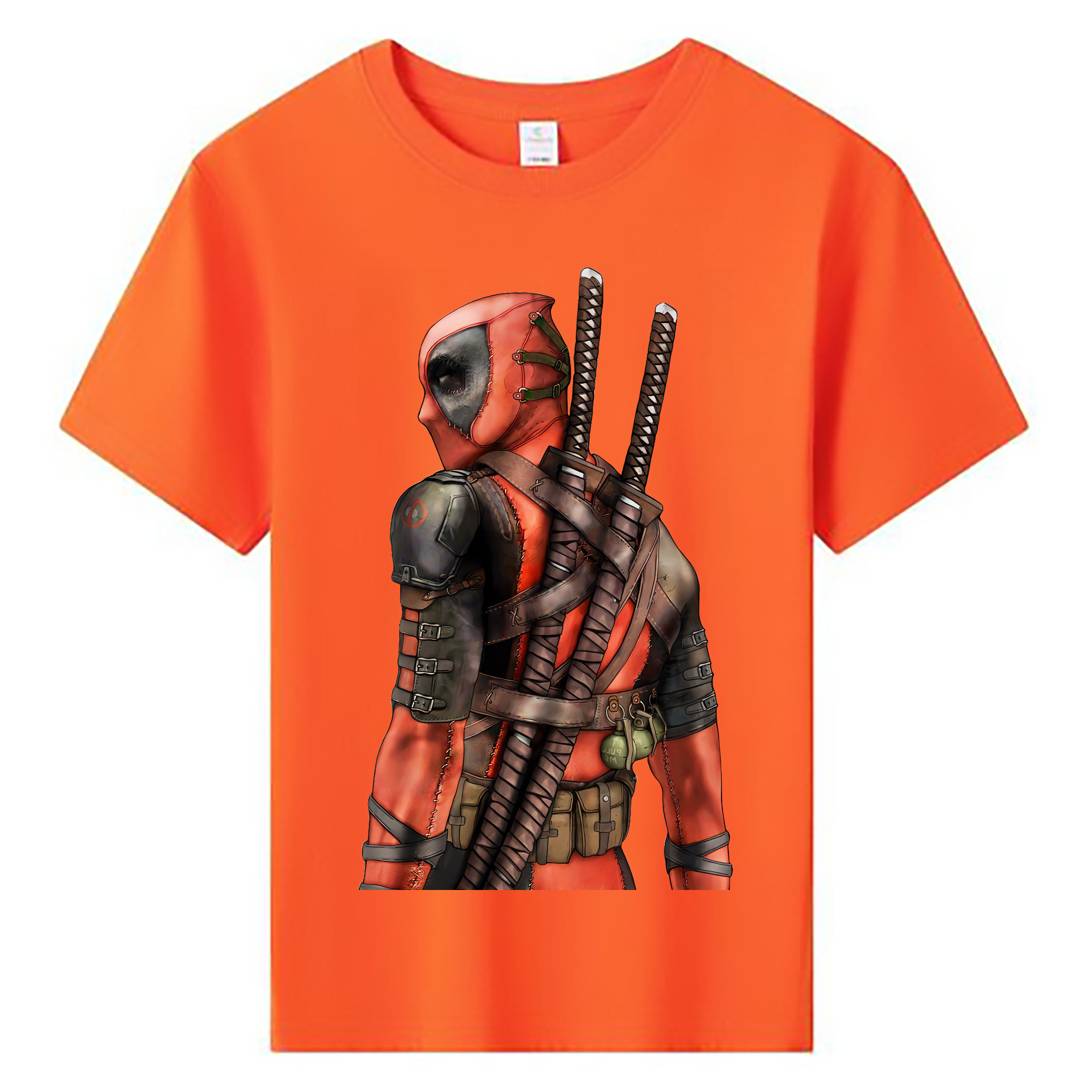 （画像用） Deadpool デッドプール 綿100％キッズTシャツ（フロントプリント）