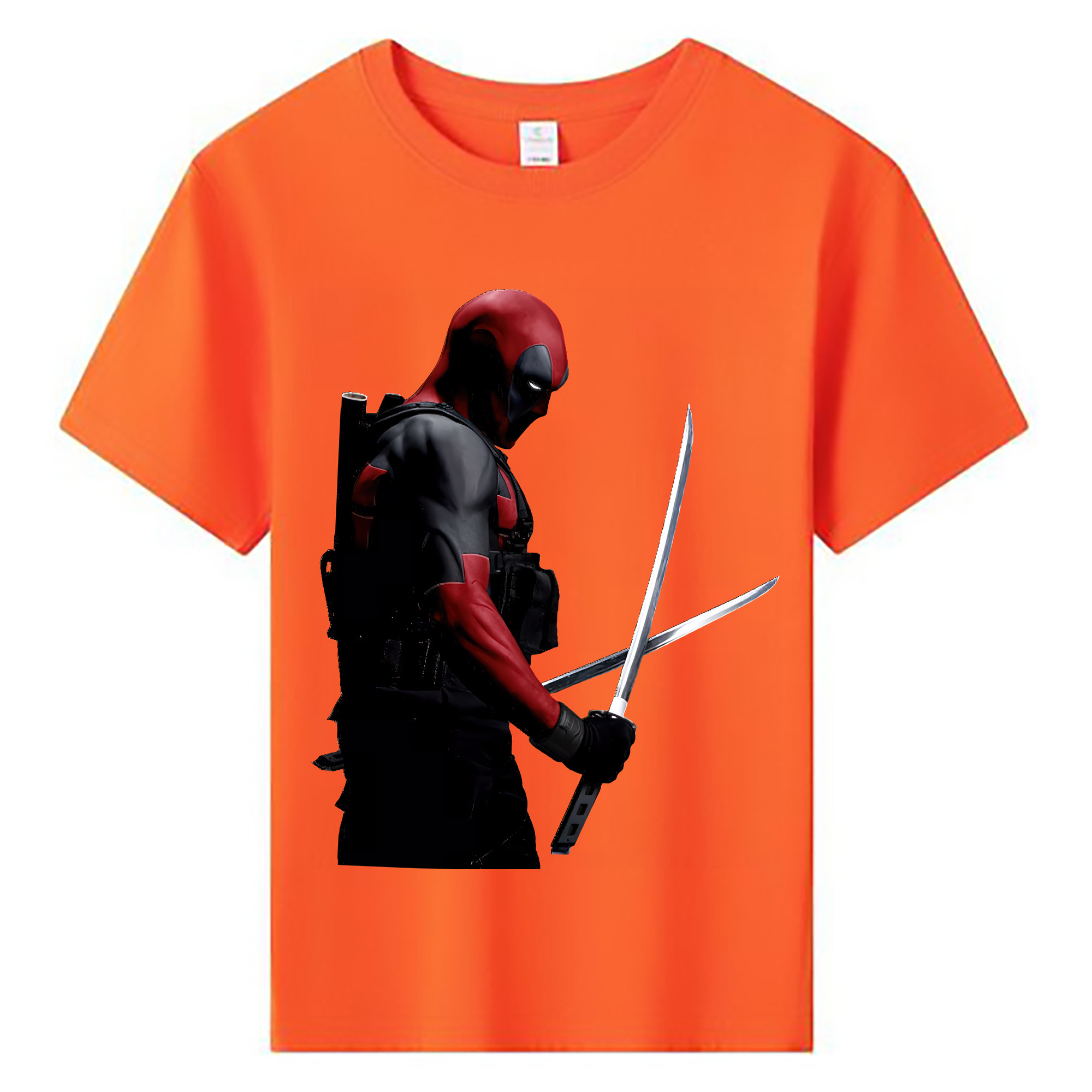 （画像用） Deadpool デッドプール 綿100％キッズTシャツ（フロントプリント）