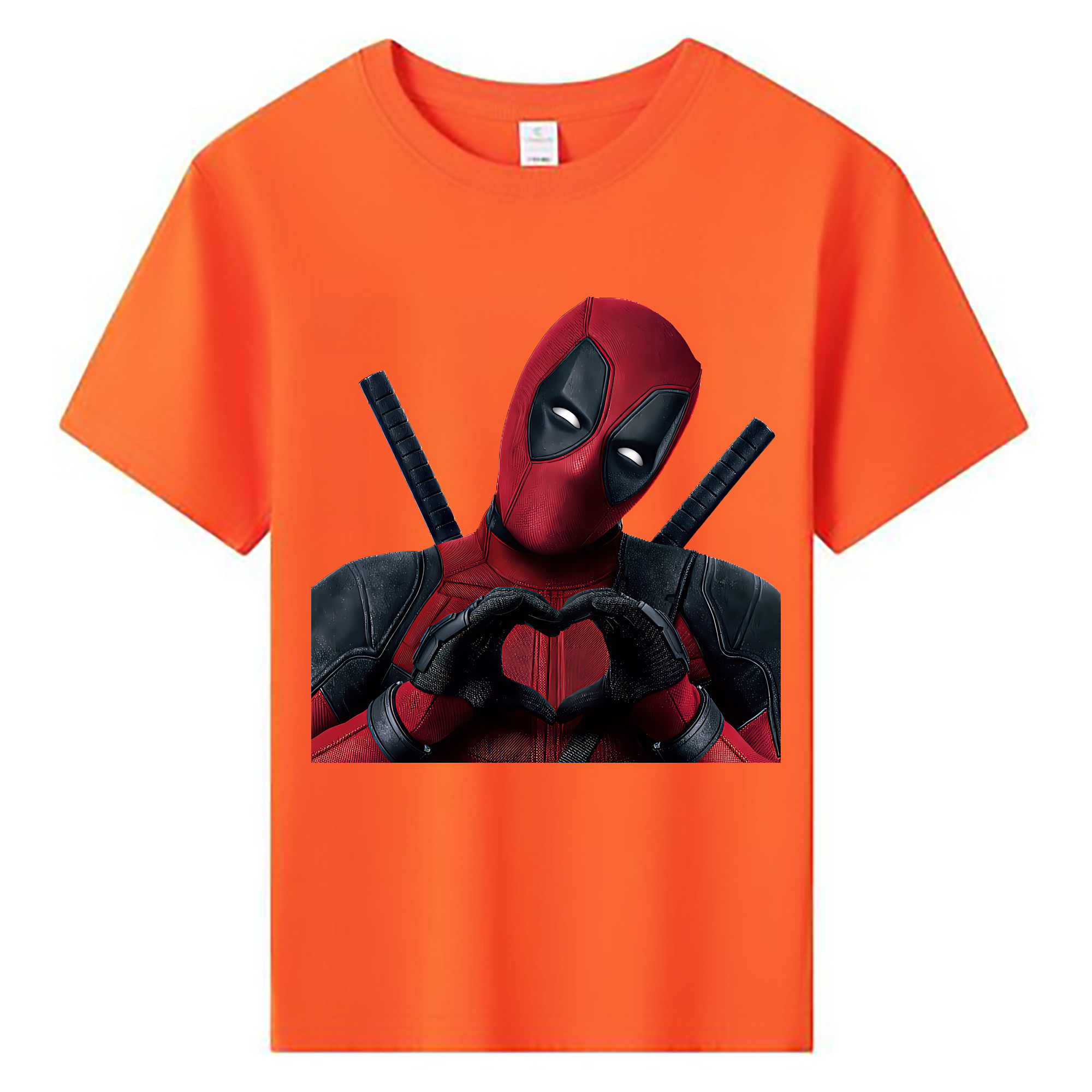 （画像用） Deadpool デッドプール 綿100％キッズTシャツ（フロントプリント）