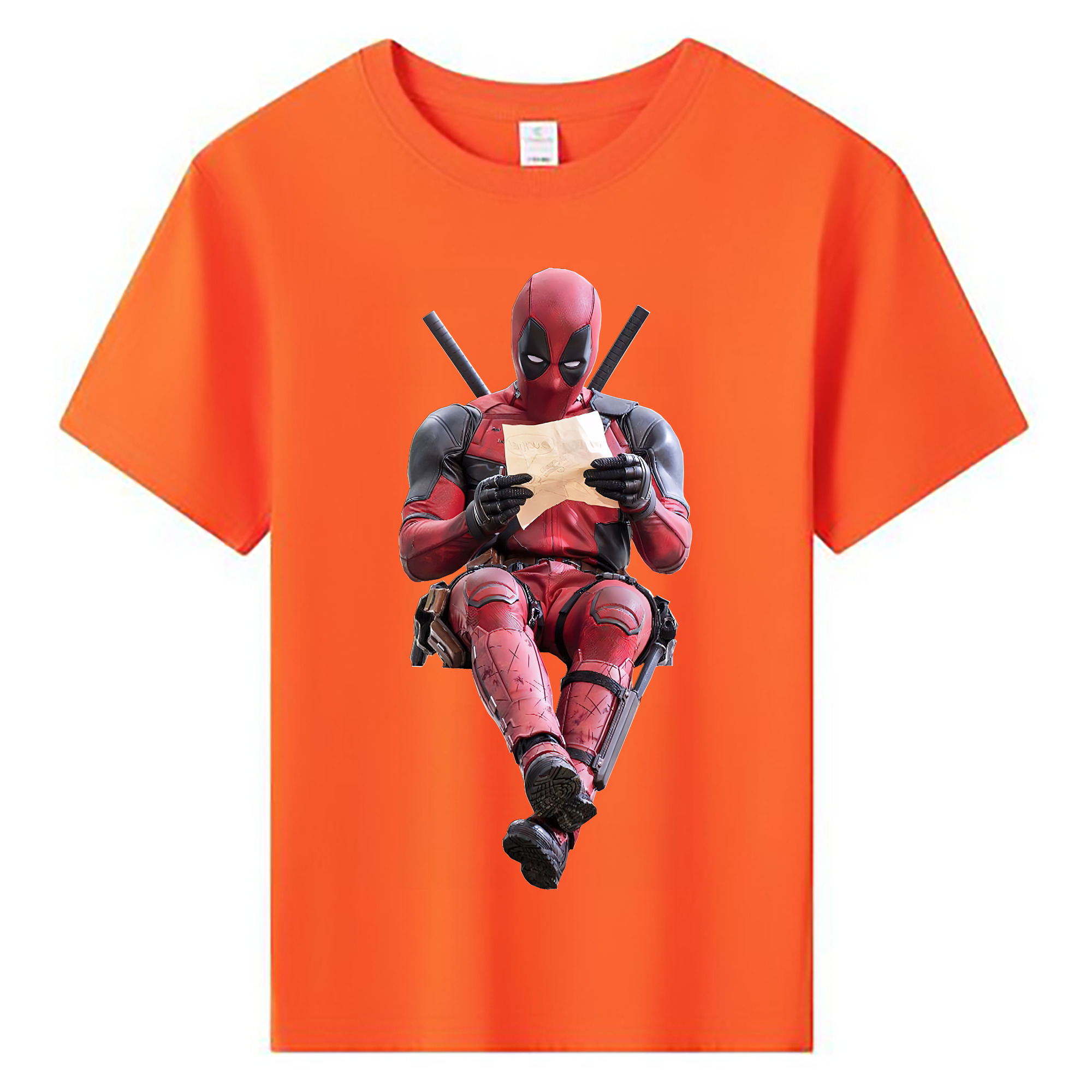 （画像用） Deadpool デッドプール 綿100％キッズTシャツ（フロントプリント）