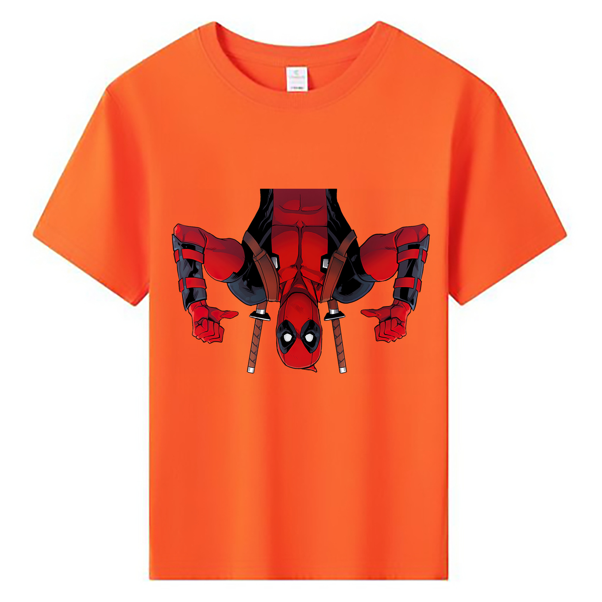 （画像用） Deadpool デッドプール 綿100％キッズTシャツ（フロントプリント）