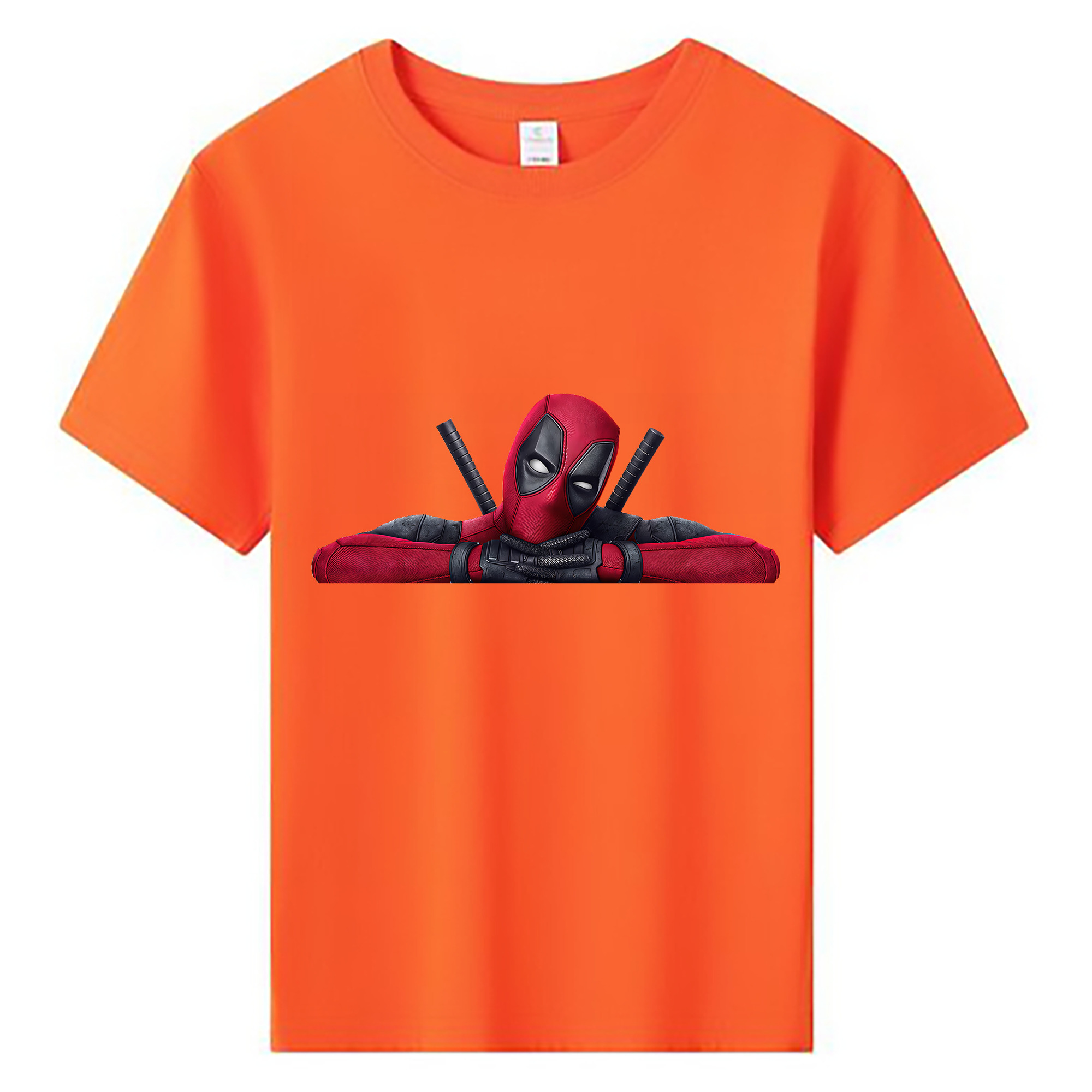 （画像用） Deadpool デッドプール 綿100％キッズTシャツ（フロントプリント）