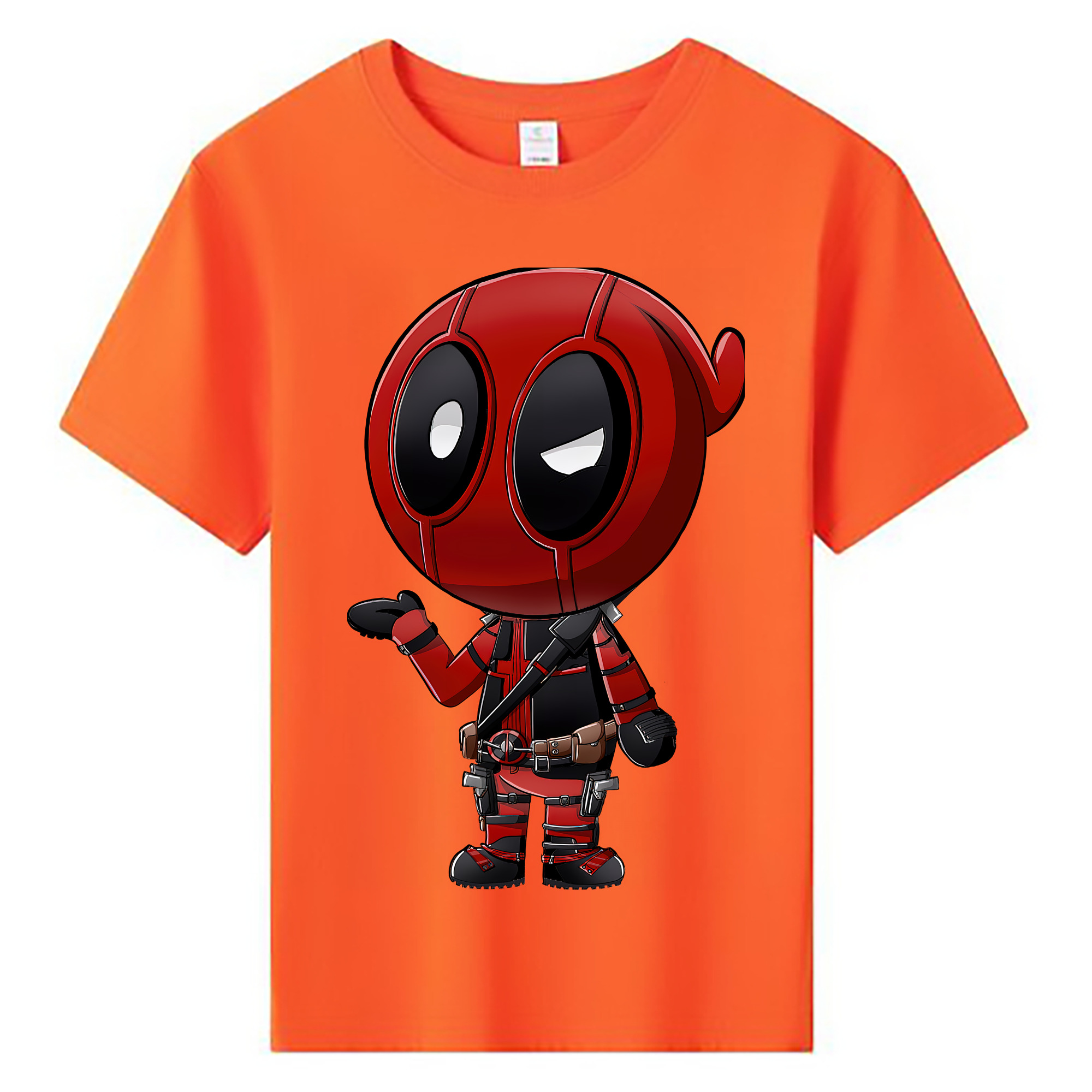 （画像用） Deadpool デッドプール 綿100％キッズTシャツ（フロントプリント）