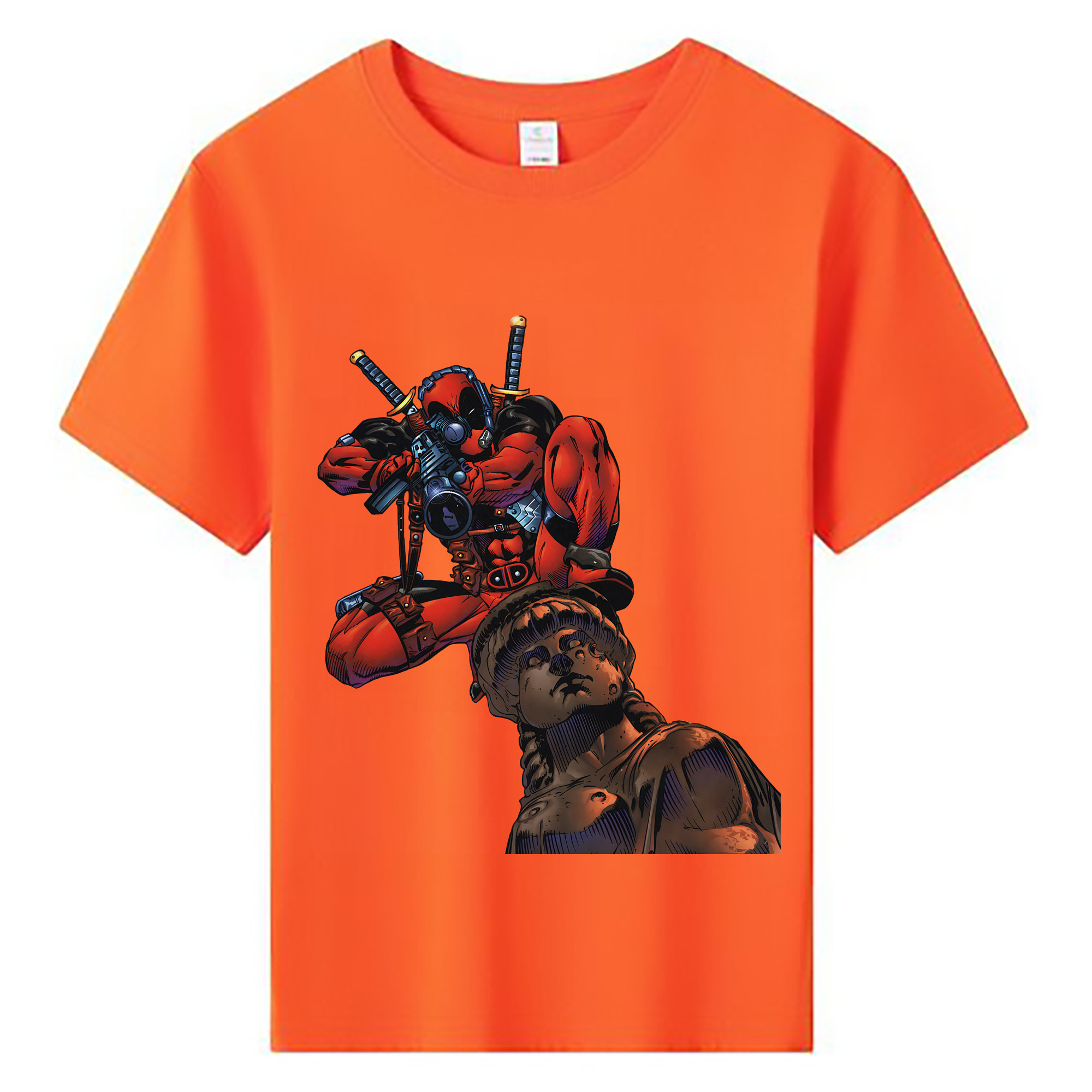 （画像用） Deadpool デッドプール 綿100％キッズTシャツ（フロントプリント）