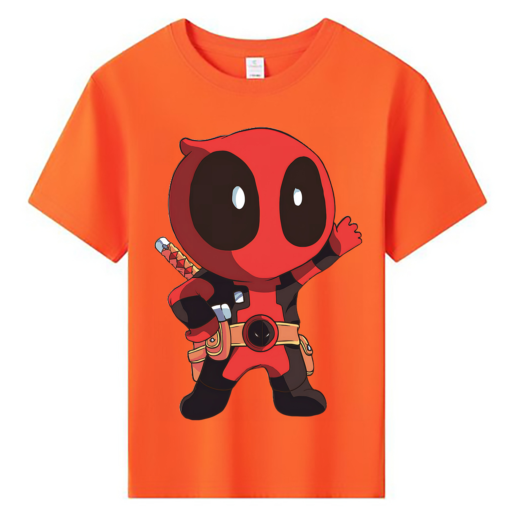 （画像用） Deadpool デッドプール 綿100％キッズTシャツ（フロントプリント）