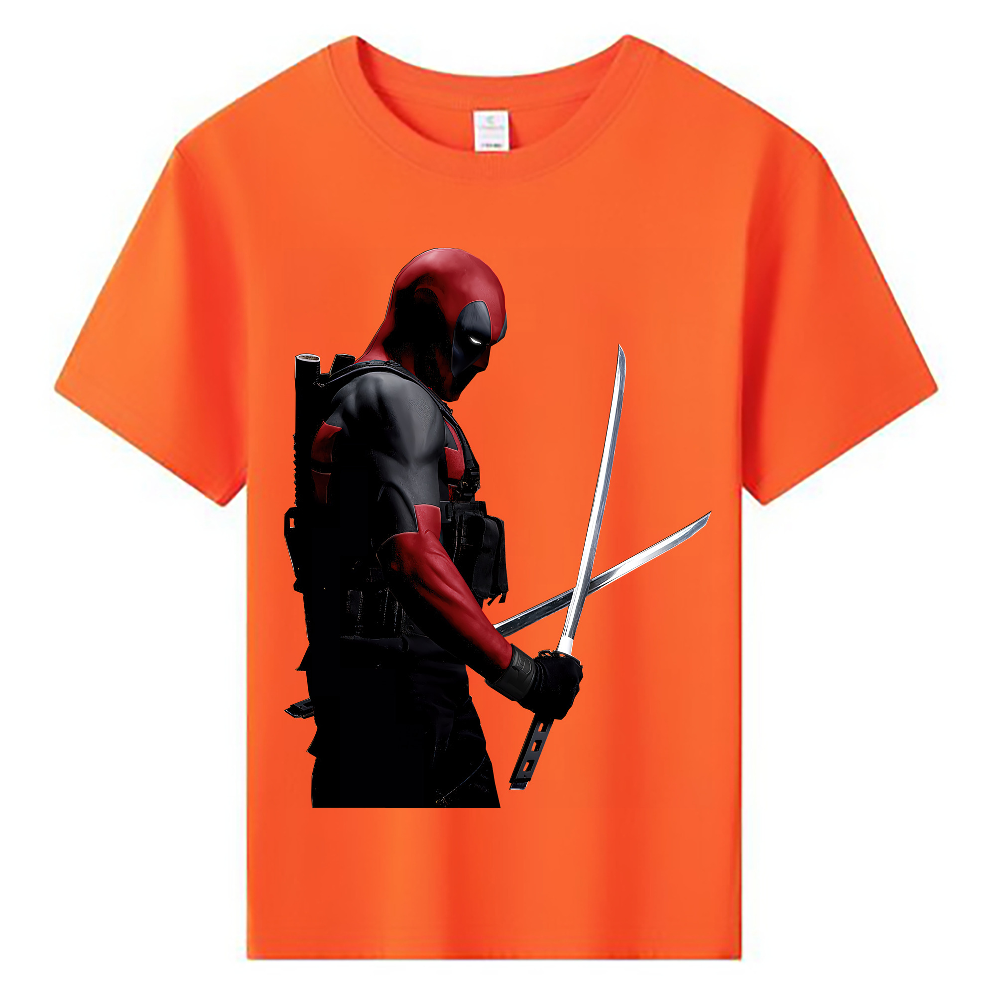 （画像用） Deadpool デッドプール 綿100％キッズTシャツ（フロントプリント）