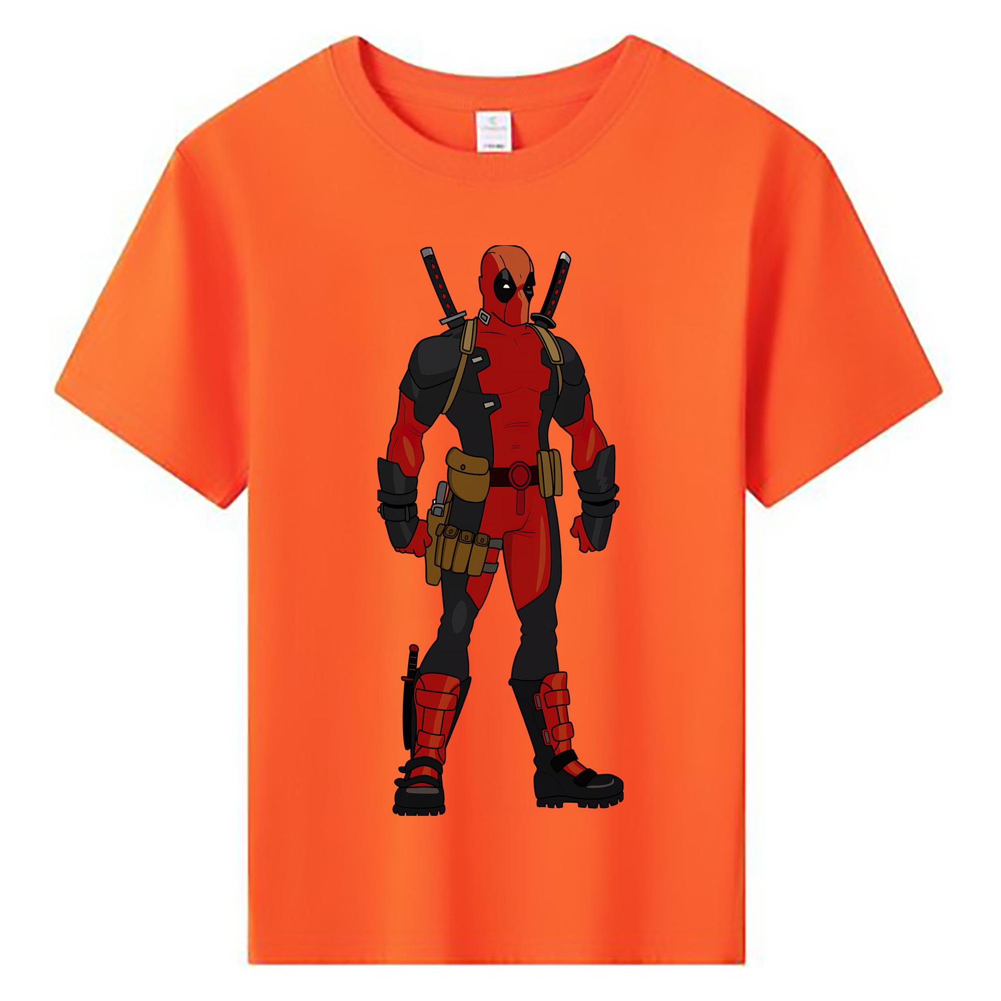 （画像用） Deadpool デッドプール 綿100％キッズTシャツ（フロントプリント）
