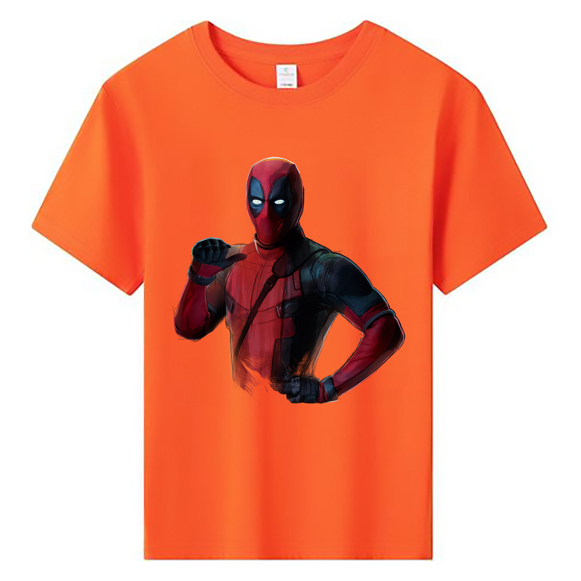 （画像用） Deadpool デッドプール 綿100％キッズTシャツ（フロントプリント）
