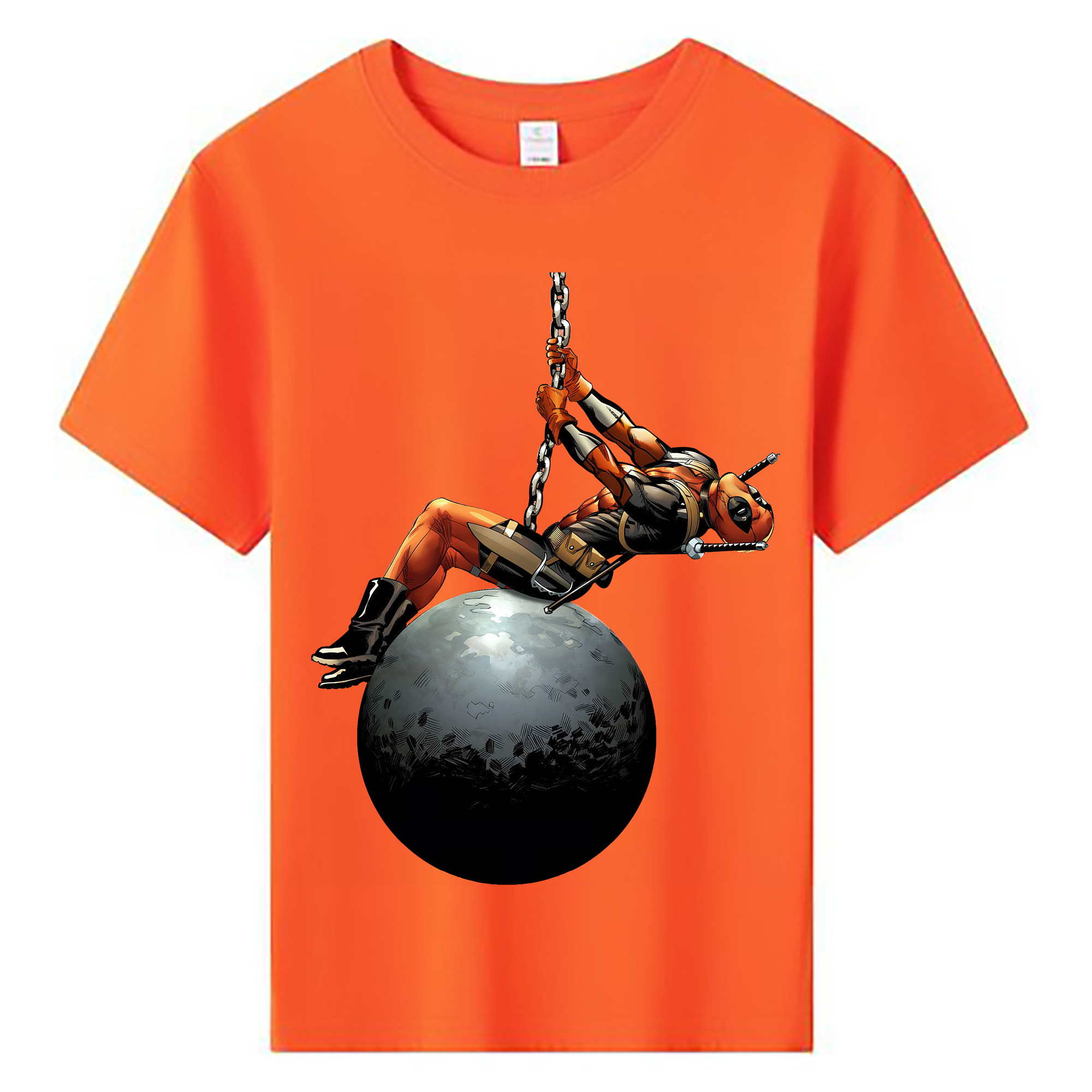 （画像用） Deadpool デッドプール 綿100％キッズTシャツ（フロントプリント）