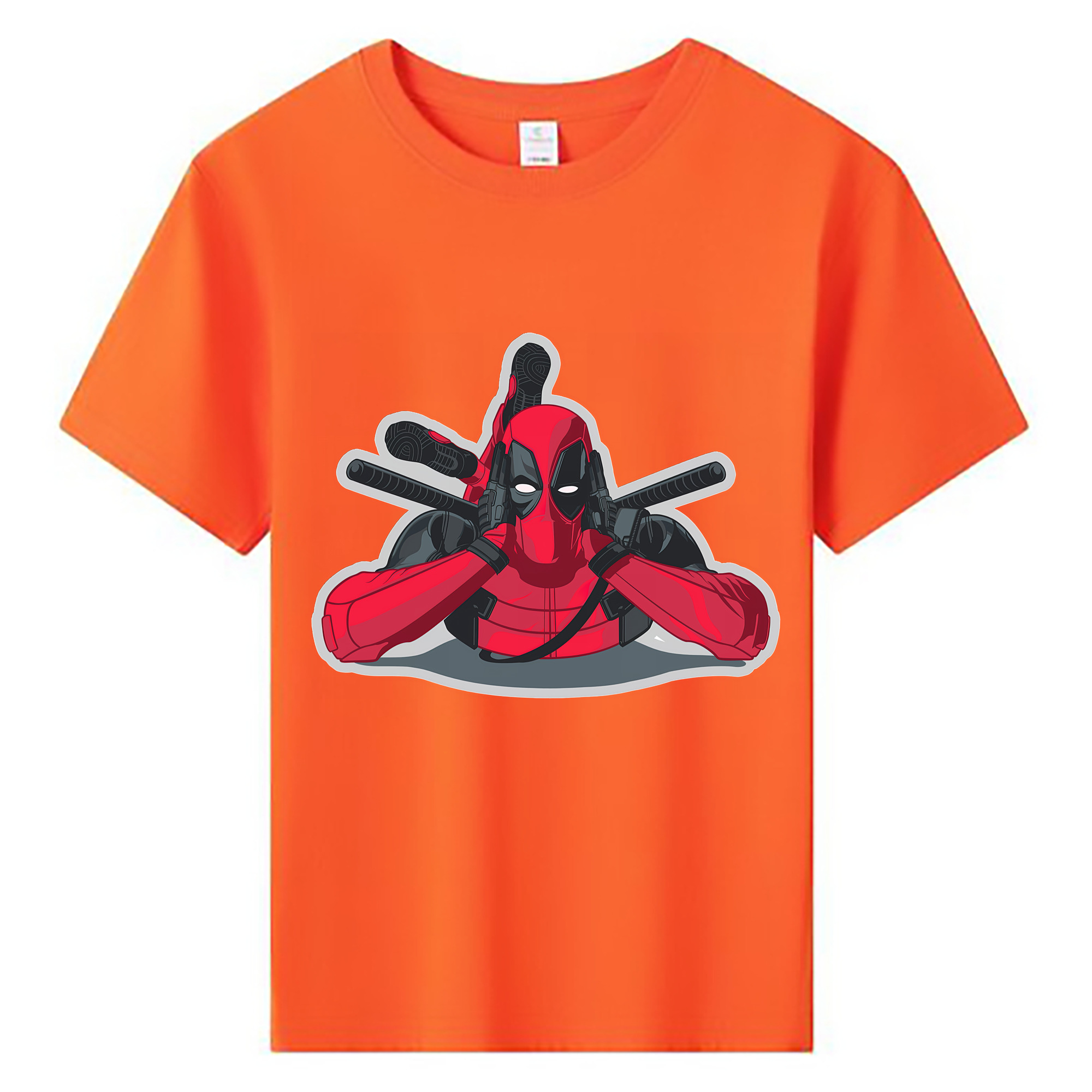 （画像用） Deadpool デッドプール 綿100％キッズTシャツ（フロントプリント）