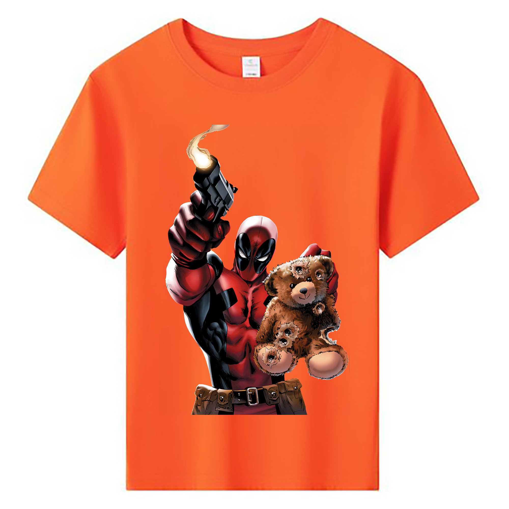 （画像用） Deadpool デッドプール 綿100％キッズTシャツ（フロントプリント）