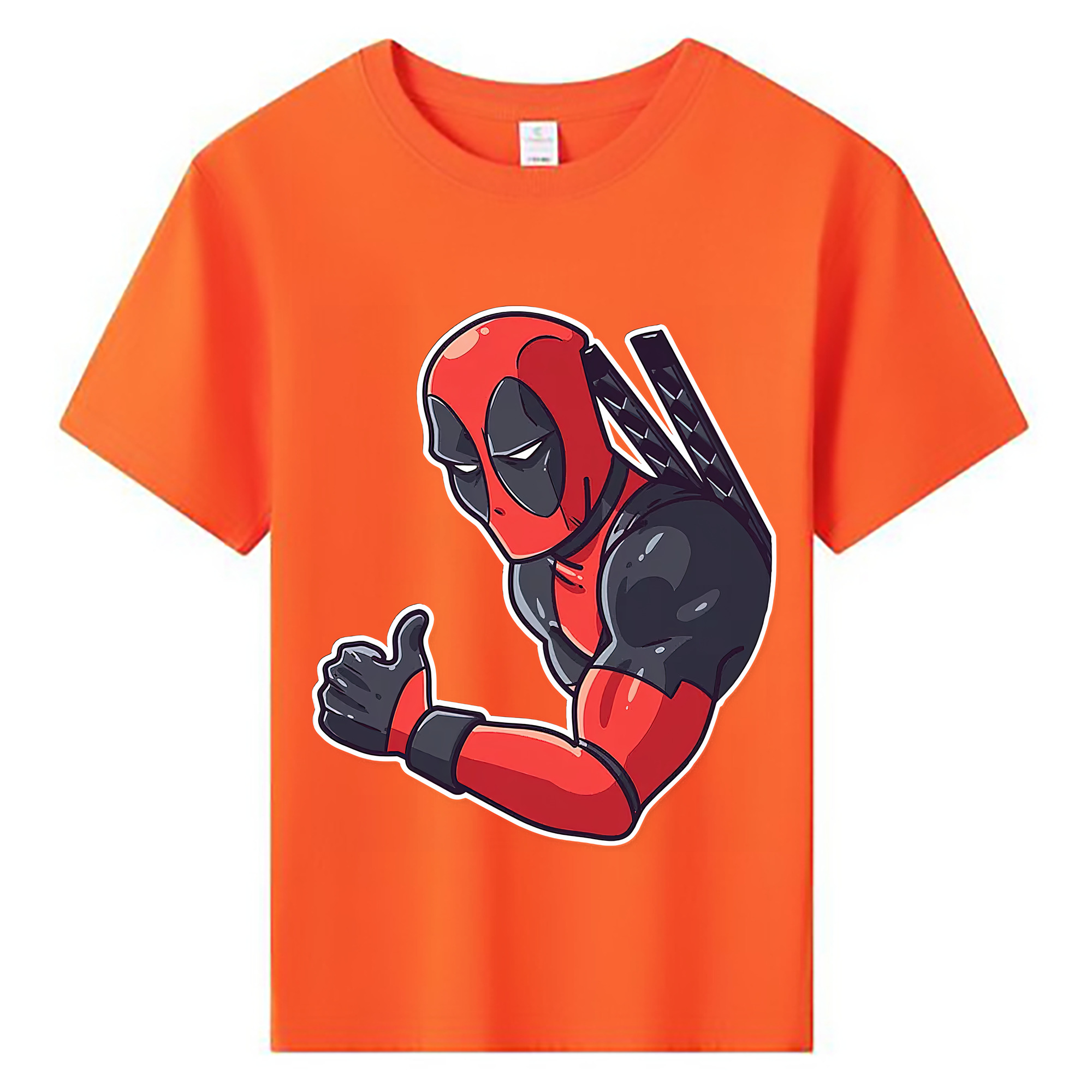 （画像用） Deadpool デッドプール 綿100％キッズTシャツ（フロントプリント）