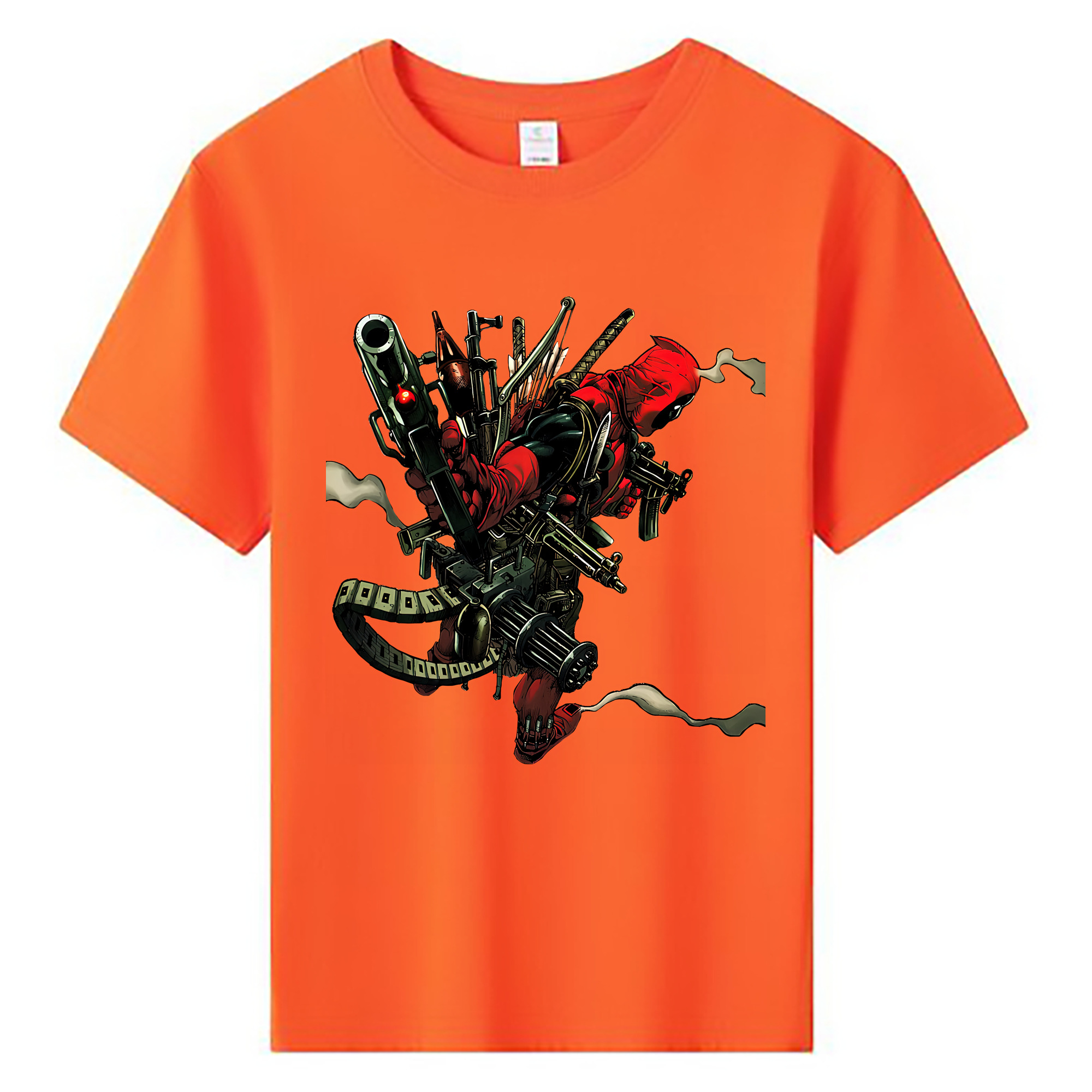 （画像用） Deadpool デッドプール 綿100％キッズTシャツ（フロントプリント）