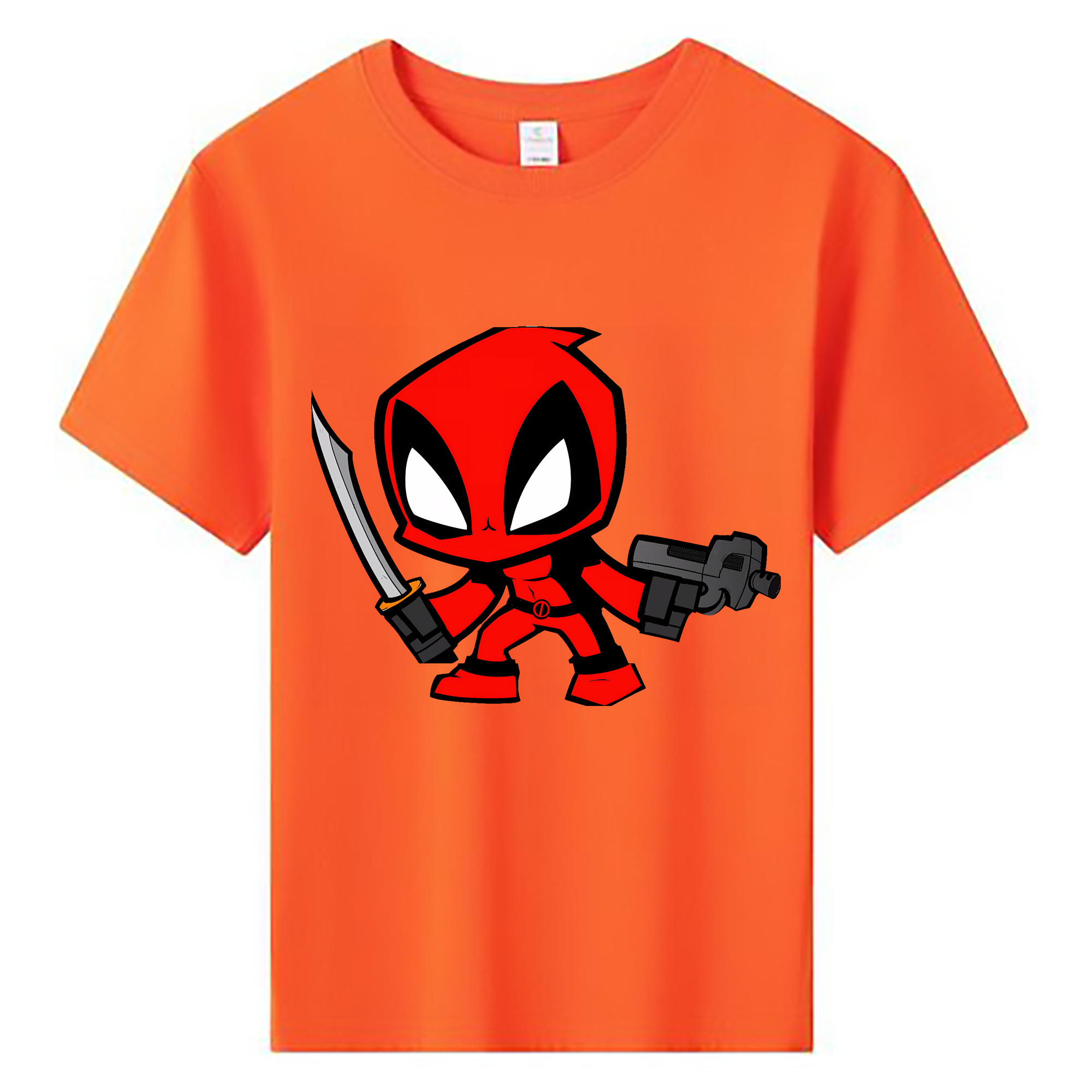（画像用） Deadpool デッドプール 綿100％キッズTシャツ（フロントプリント）