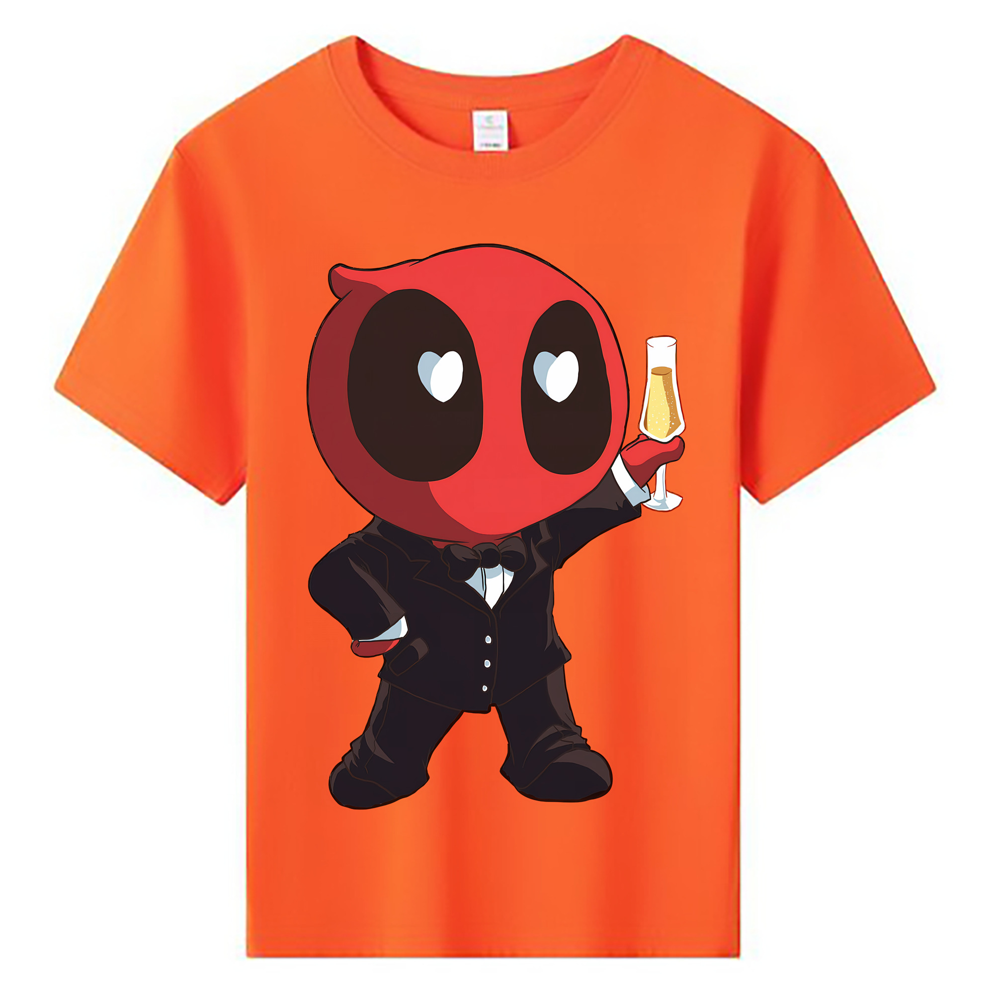 （画像用） Deadpool デッドプール 綿100％キッズTシャツ（フロントプリント）