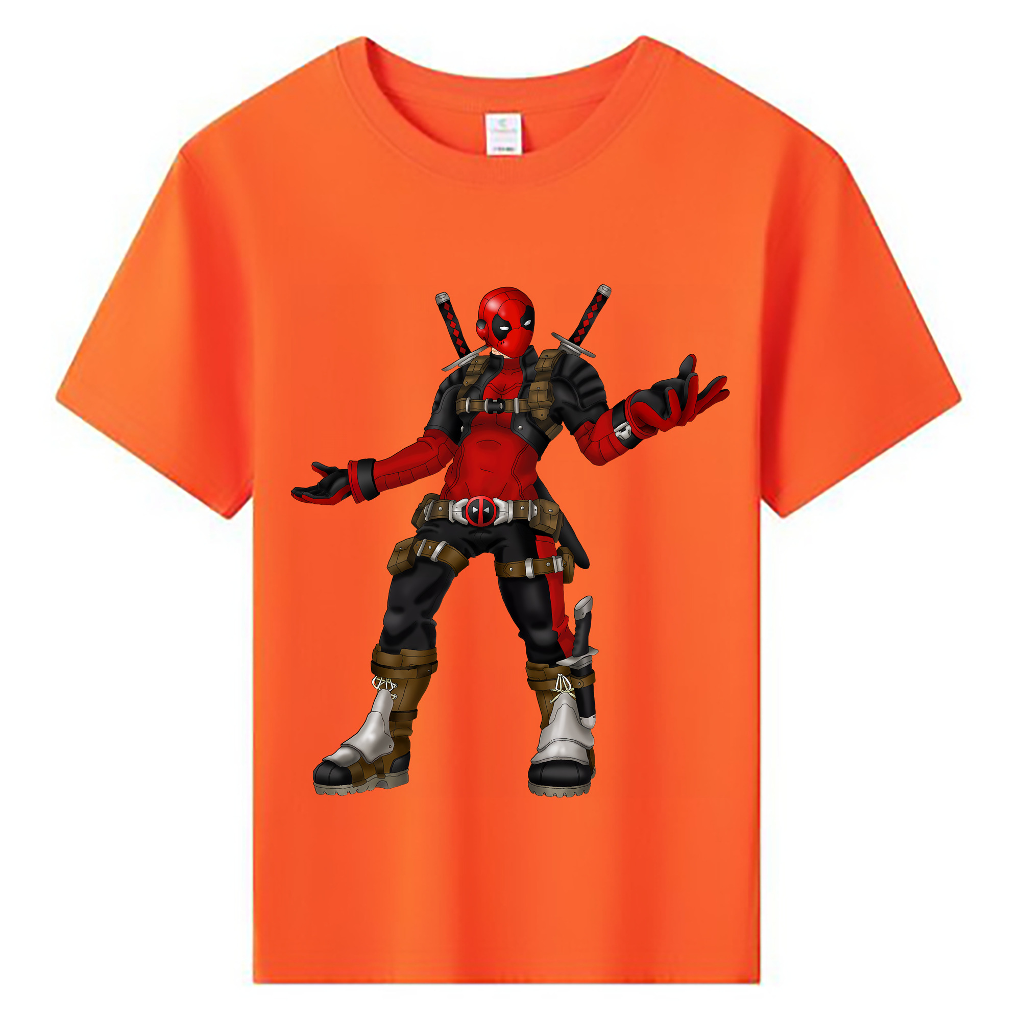 （画像用） Deadpool デッドプール 綿100％キッズTシャツ（フロントプリント）