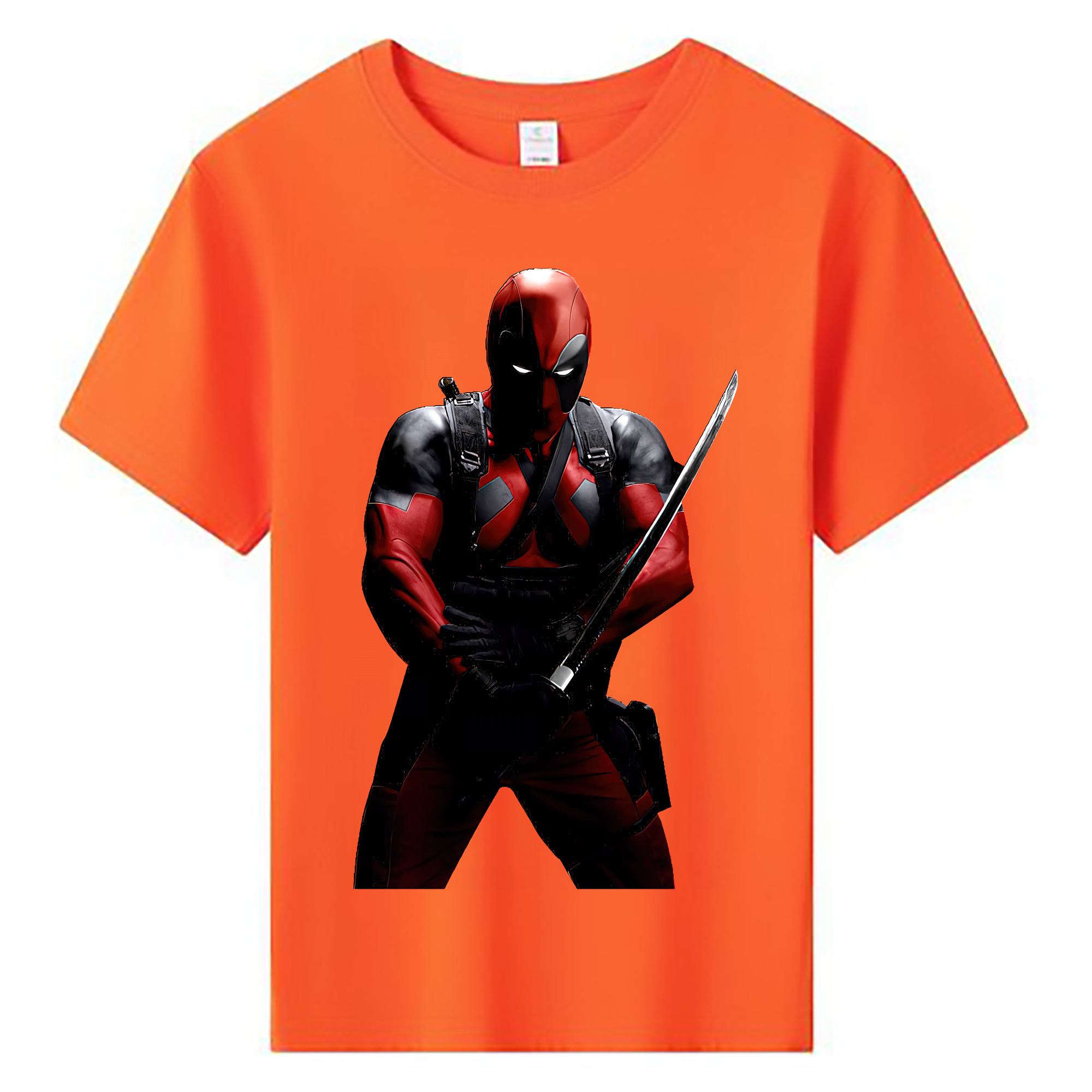 （画像用） Deadpool デッドプール 綿100％キッズTシャツ（フロントプリント）