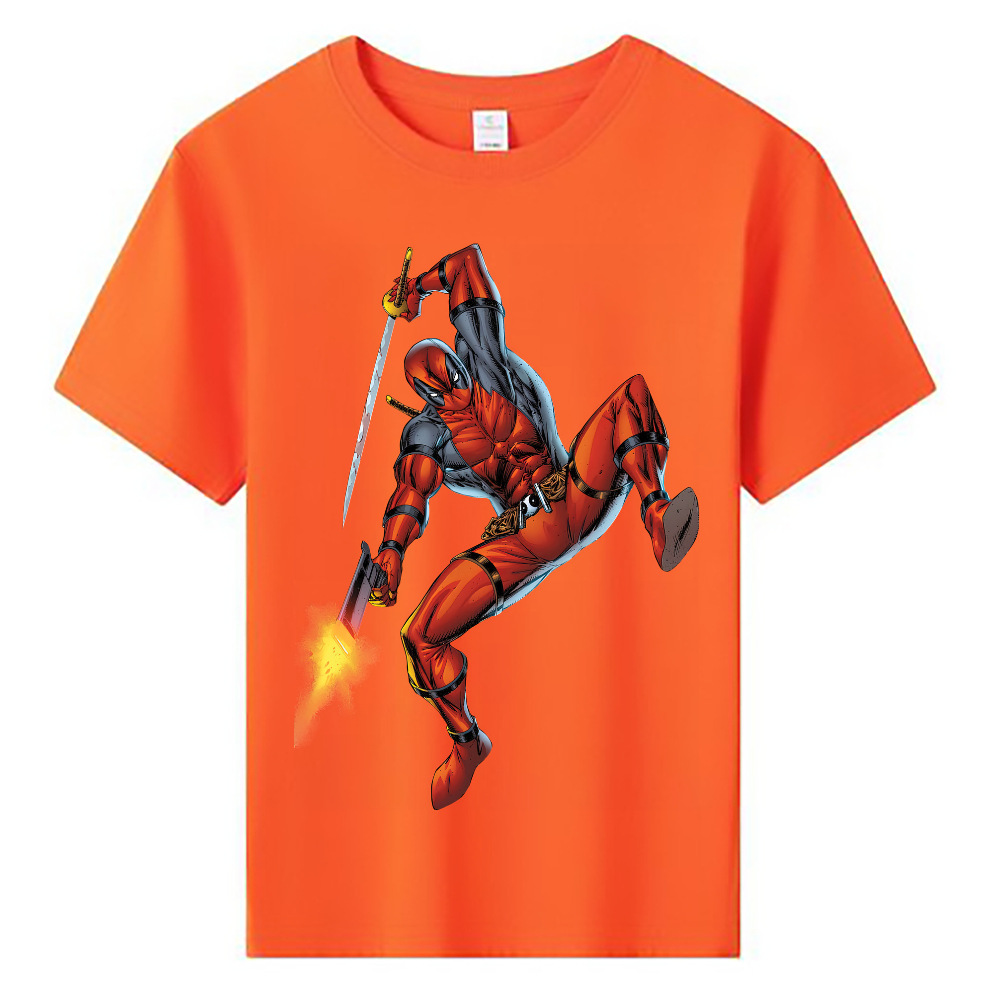 （画像用） Deadpool デッドプール 綿100％キッズTシャツ（フロントプリント）