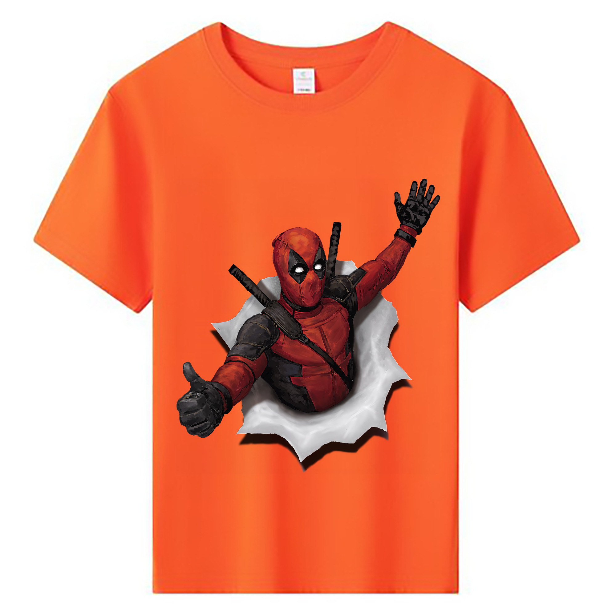 （画像用） Deadpool デッドプール 綿100％キッズTシャツ（フロントプリント）