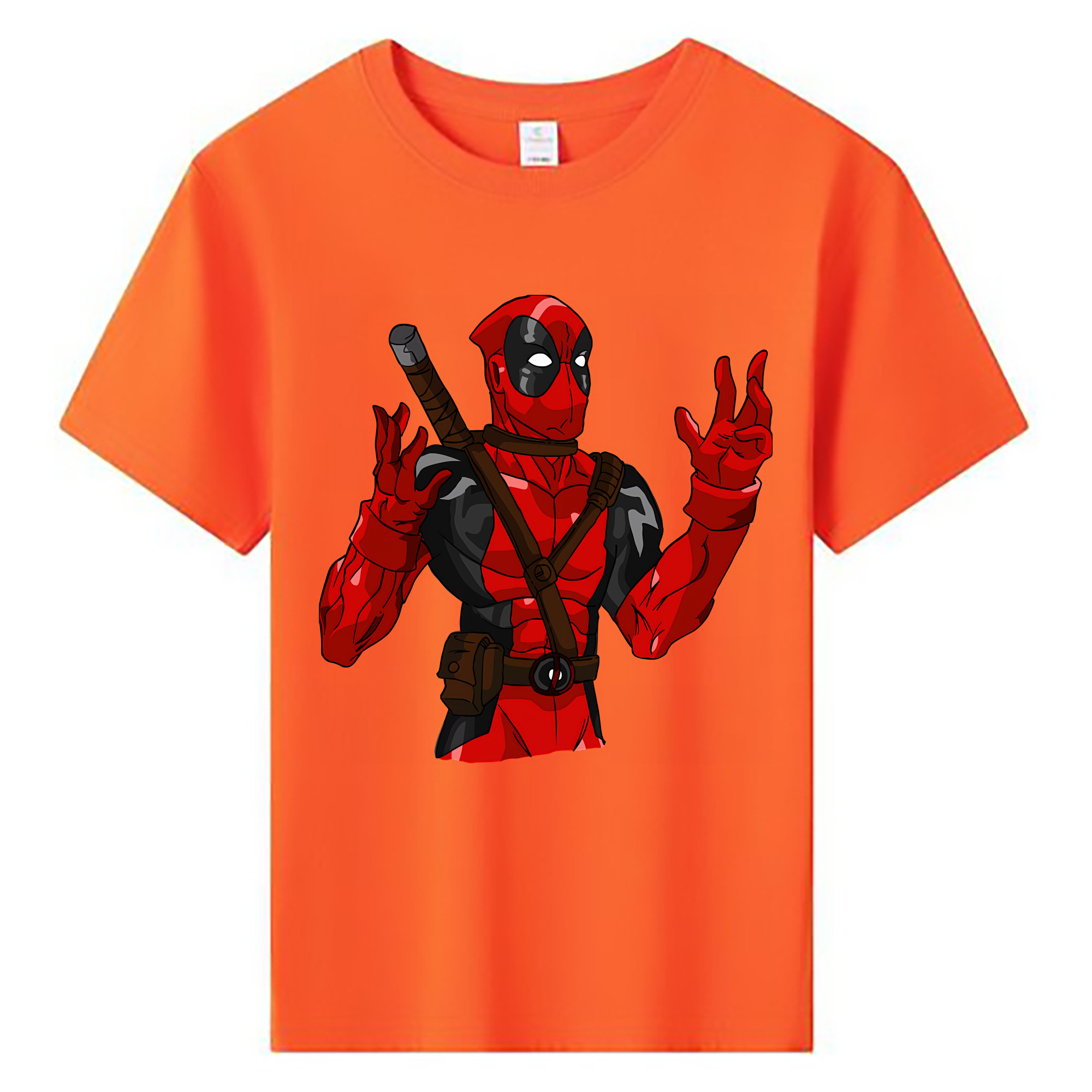 （画像用） Deadpool デッドプール 綿100％キッズTシャツ（フロントプリント）