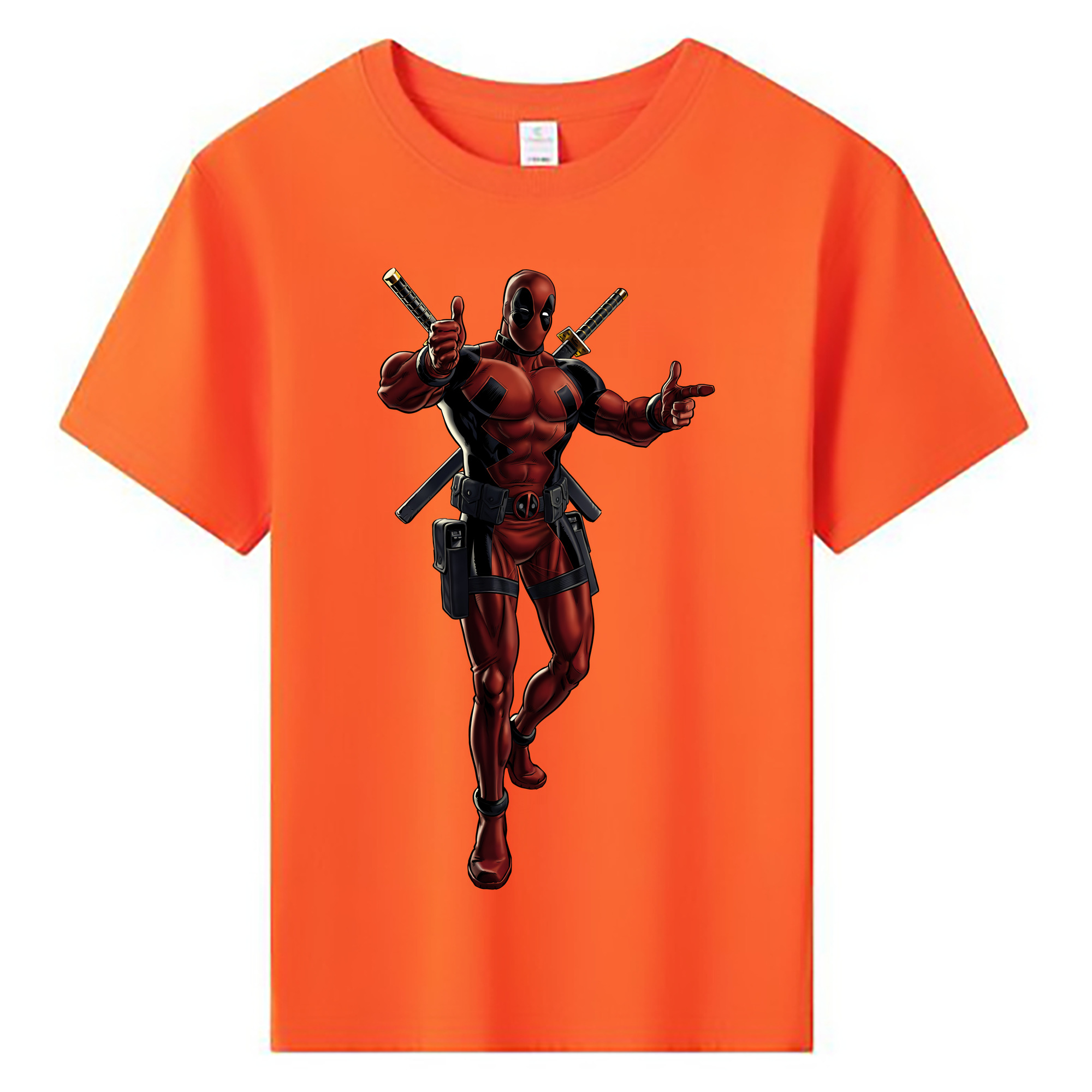 （画像用） Deadpool デッドプール 綿100％キッズTシャツ（フロントプリント）