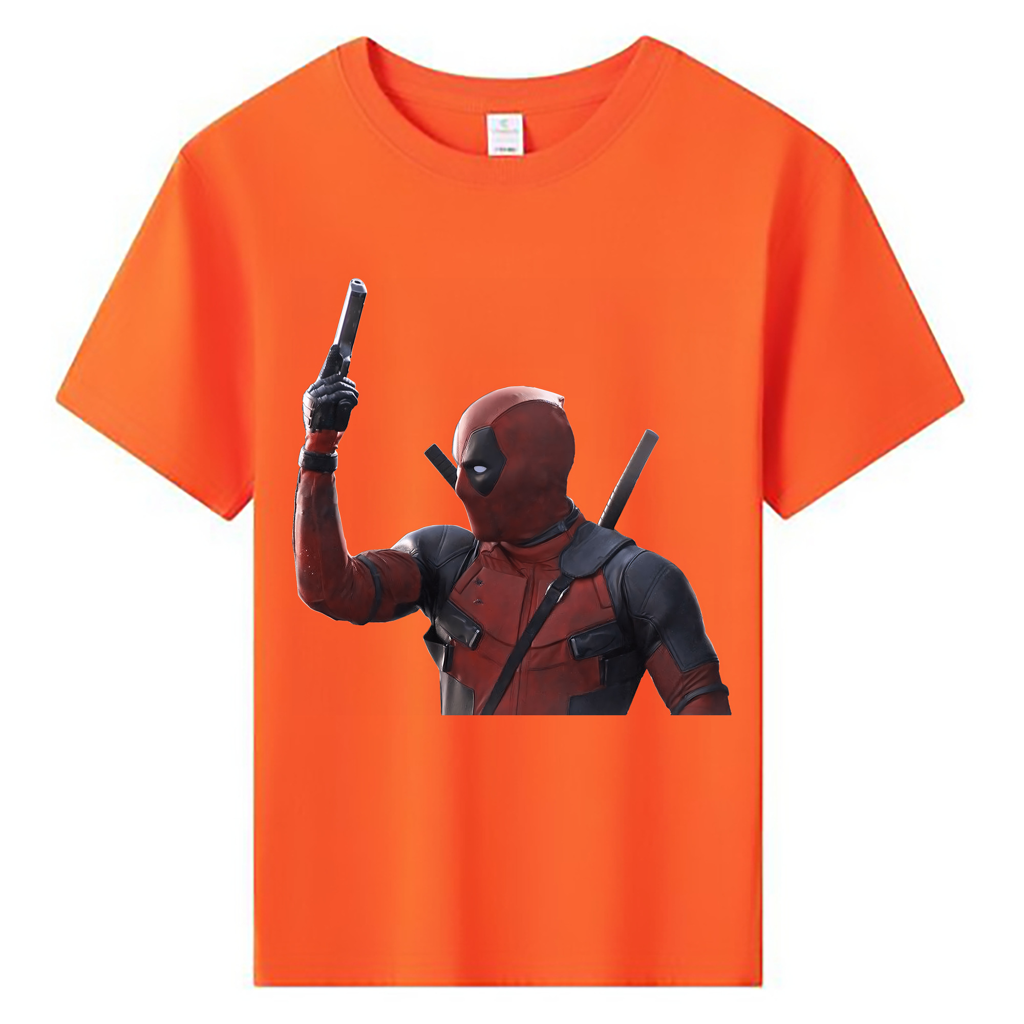 （画像用） Deadpool デッドプール 綿100％キッズTシャツ（フロントプリント）
