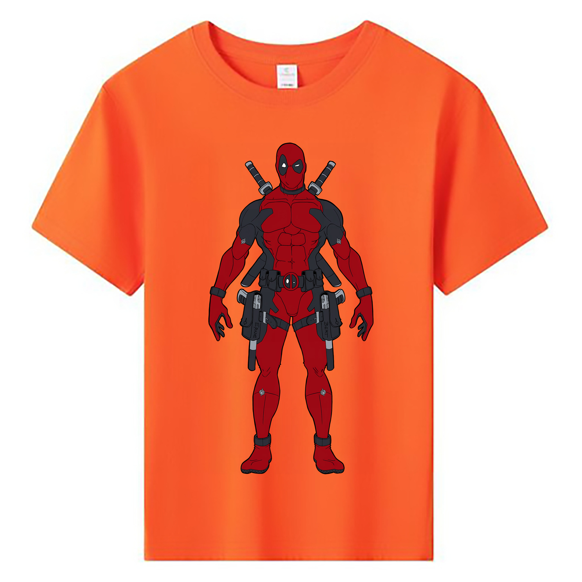 （画像用） Deadpool デッドプール 綿100％キッズTシャツ（フロントプリント）