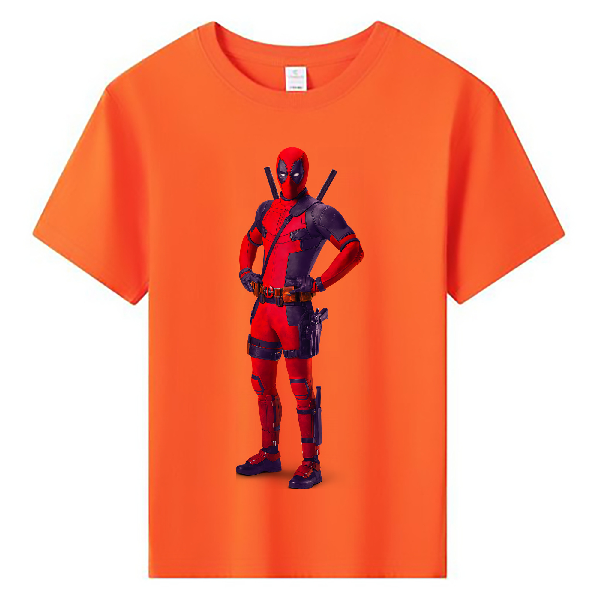 （画像用） Deadpool デッドプール 綿100％キッズTシャツ（フロントプリント）