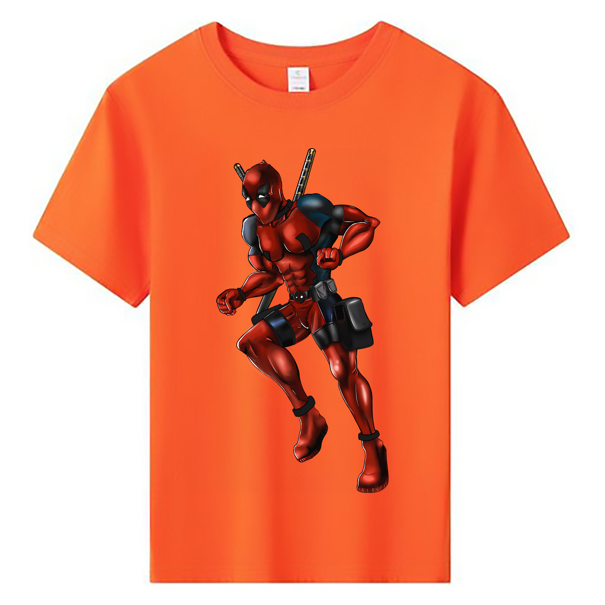 （画像用） Deadpool デッドプール 綿100％キッズTシャツ（フロントプリント）