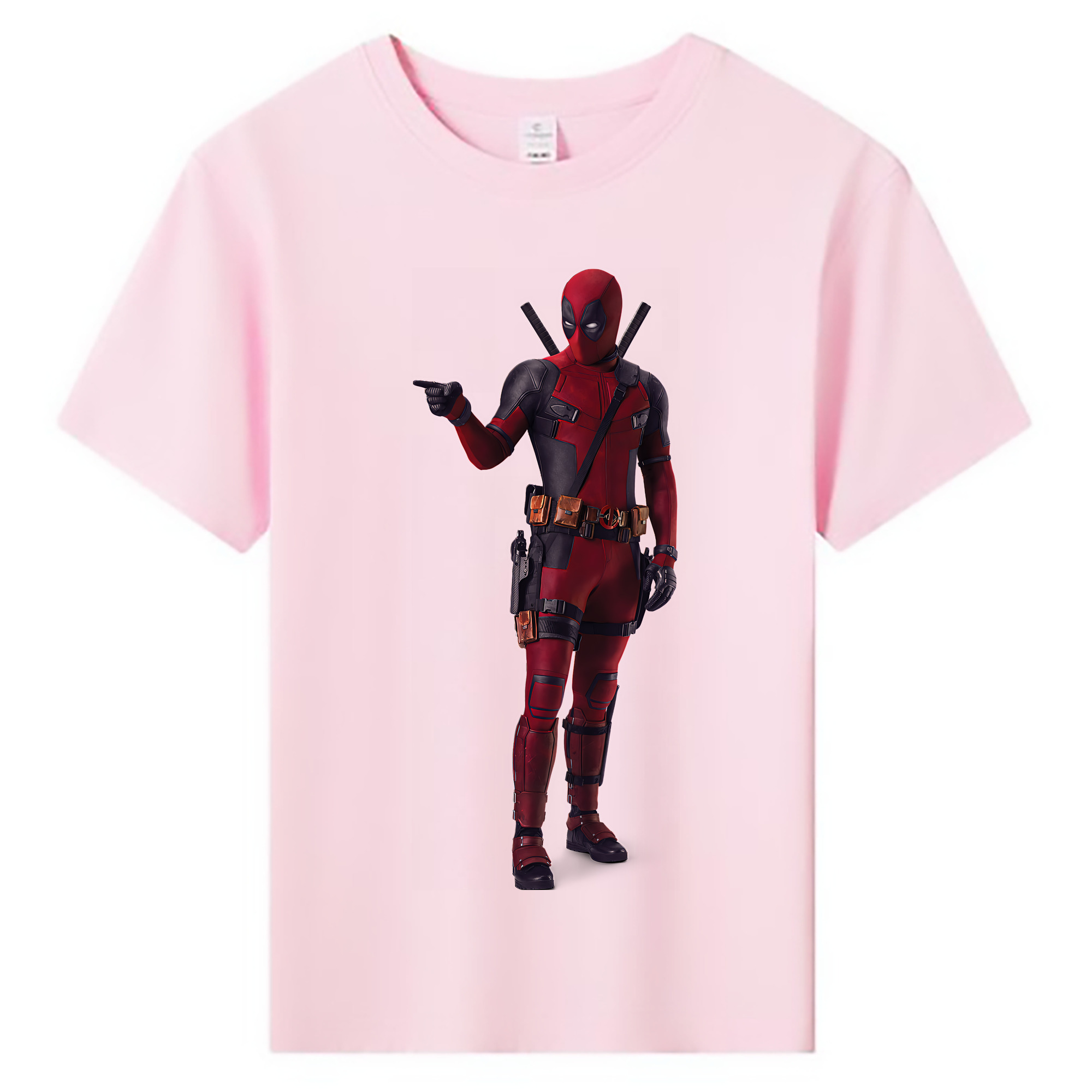 （画像用） Deadpool デッドプール 綿100％キッズTシャツ（フロントプリント）