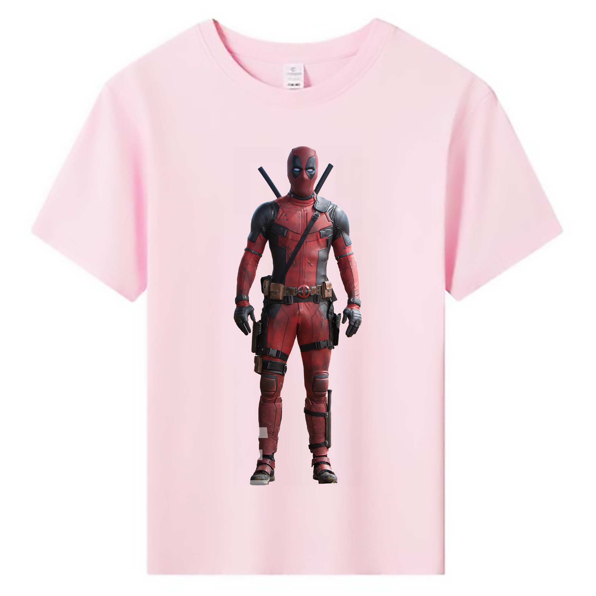 （画像用） Deadpool デッドプール 綿100％キッズTシャツ（フロントプリント）