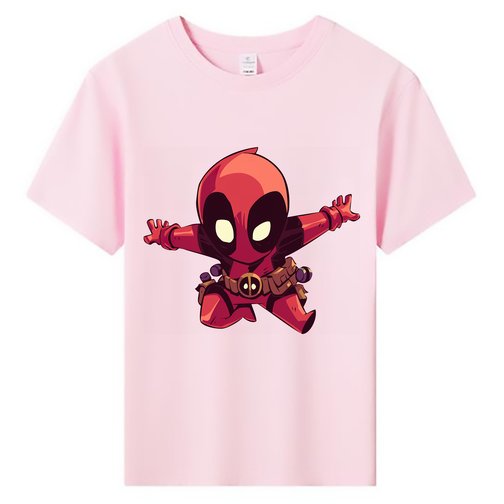 （画像用） Deadpool デッドプール 綿100％キッズTシャツ（フロントプリント）
