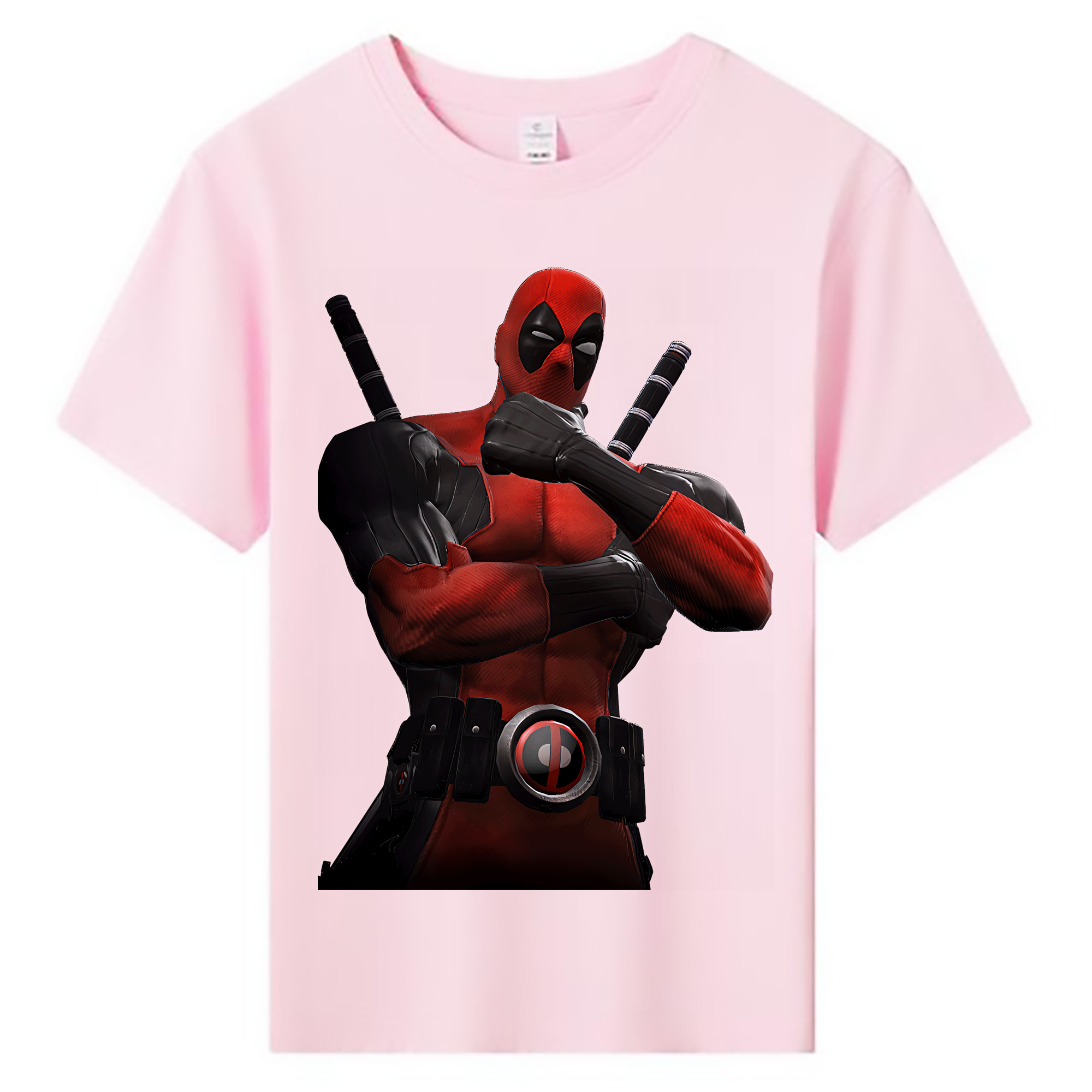 （画像用） Deadpool デッドプール 綿100％キッズTシャツ（フロントプリント）