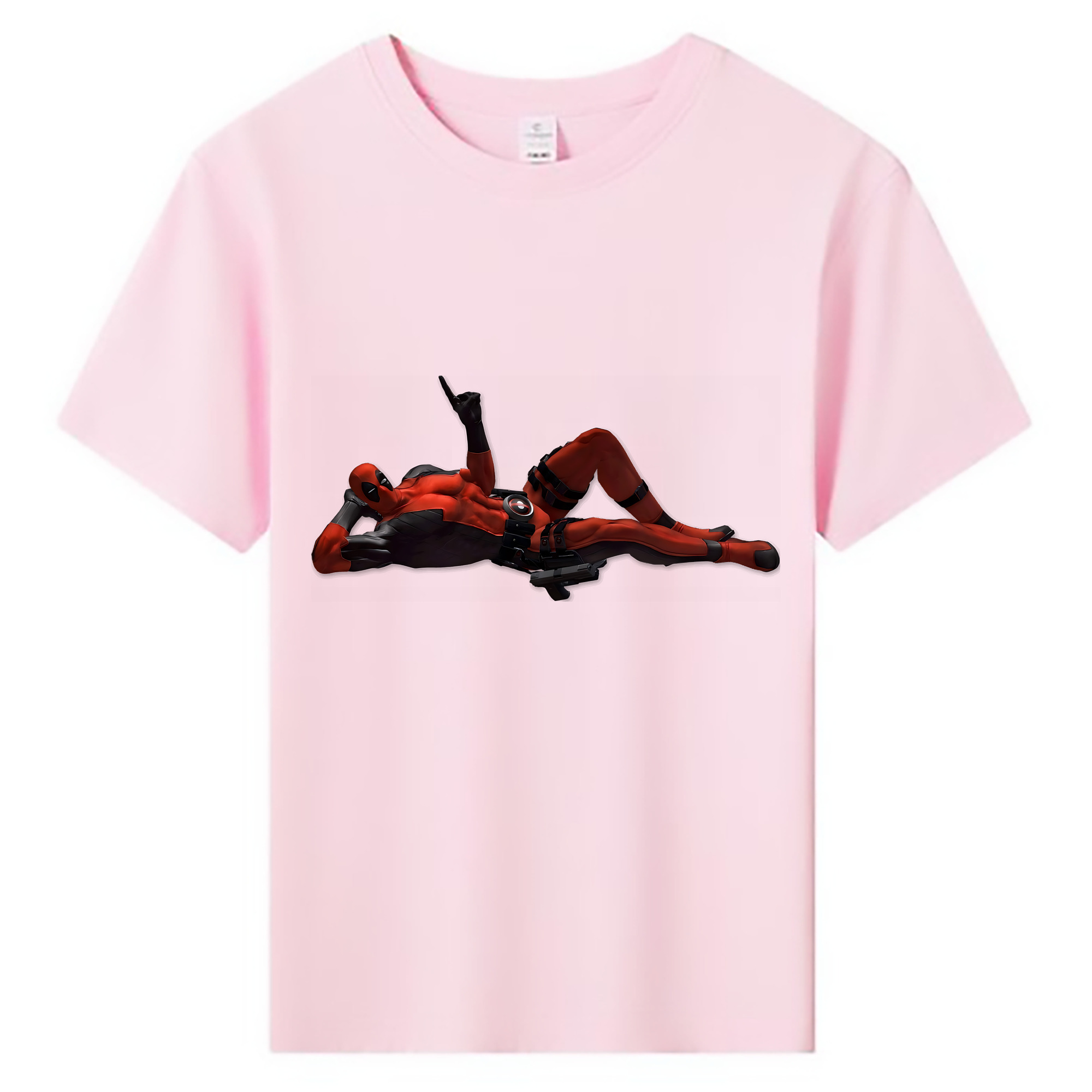 （画像用） Deadpool デッドプール 綿100％キッズTシャツ（フロントプリント）