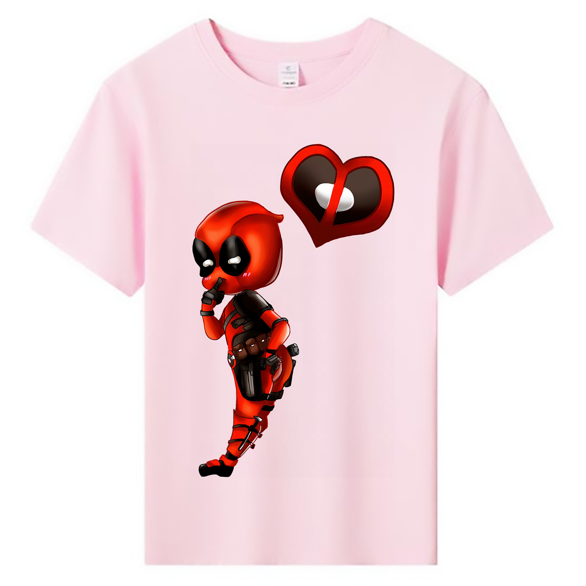 （画像用） Deadpool デッドプール 綿100％キッズTシャツ（フロントプリント）