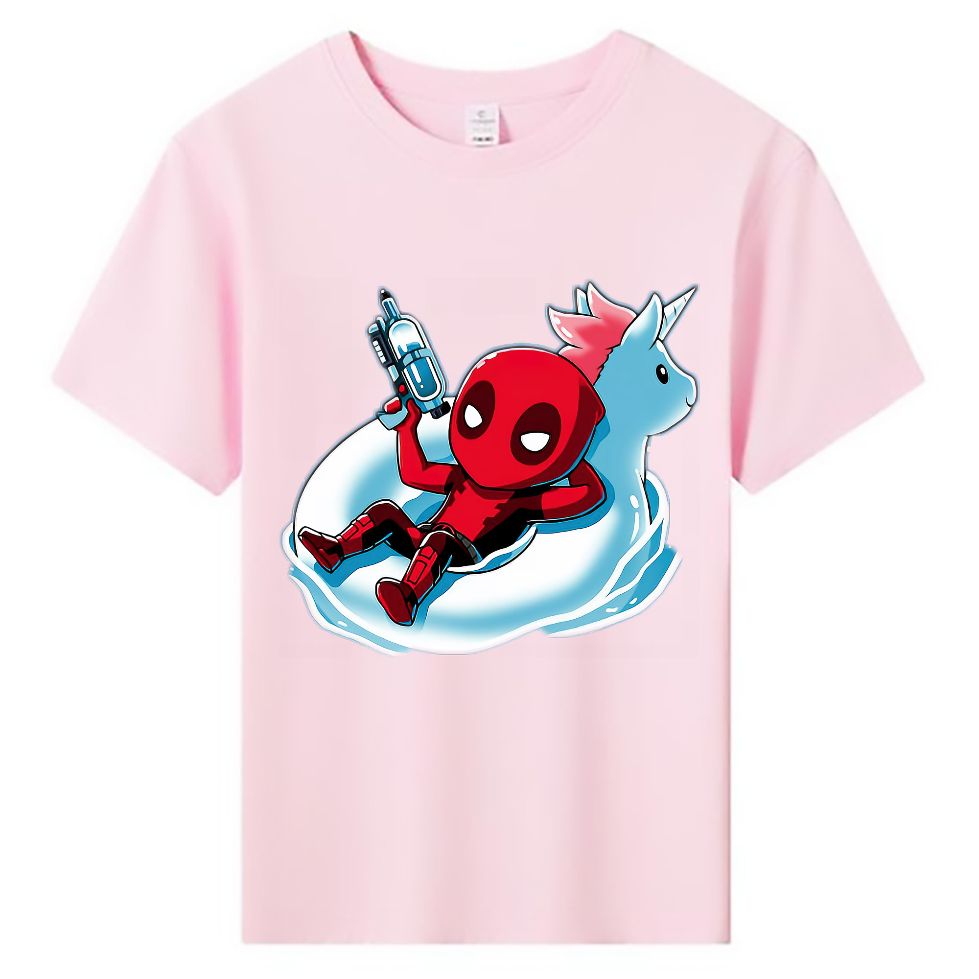 （画像用） Deadpool デッドプール 綿100％キッズTシャツ（フロントプリント）