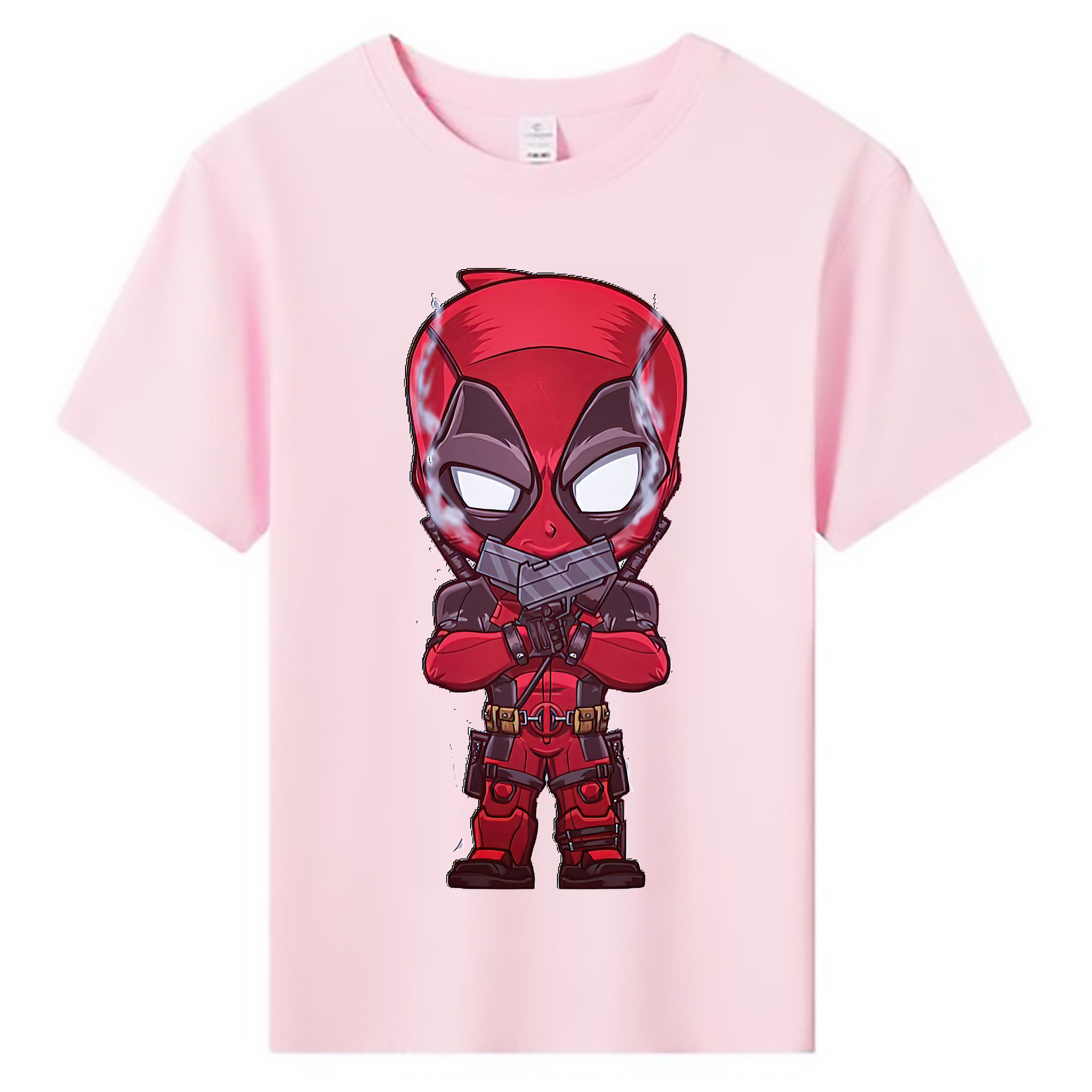 （画像用） Deadpool デッドプール 綿100％キッズTシャツ（フロントプリント）