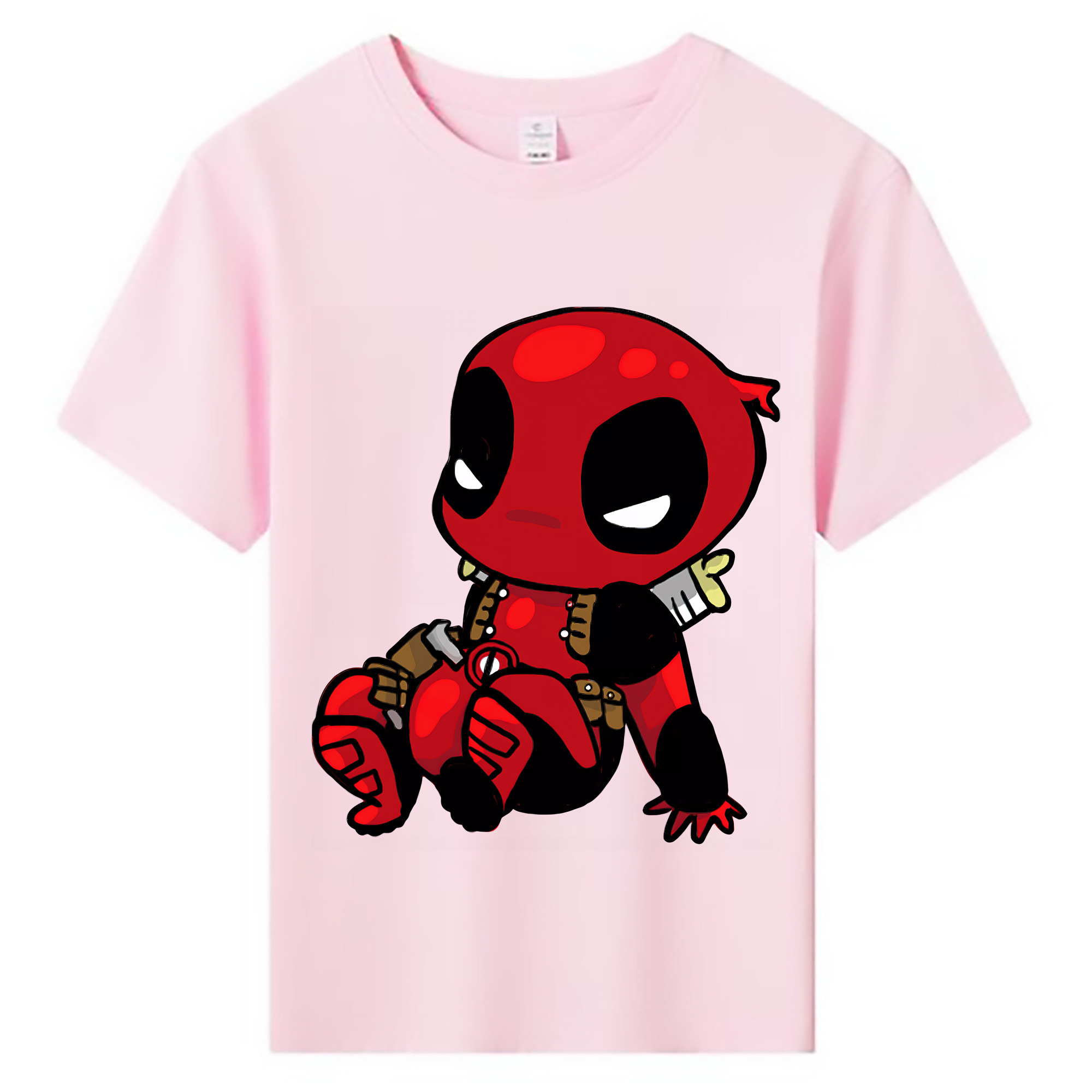 （画像用） Deadpool デッドプール 綿100％キッズTシャツ（フロントプリント）