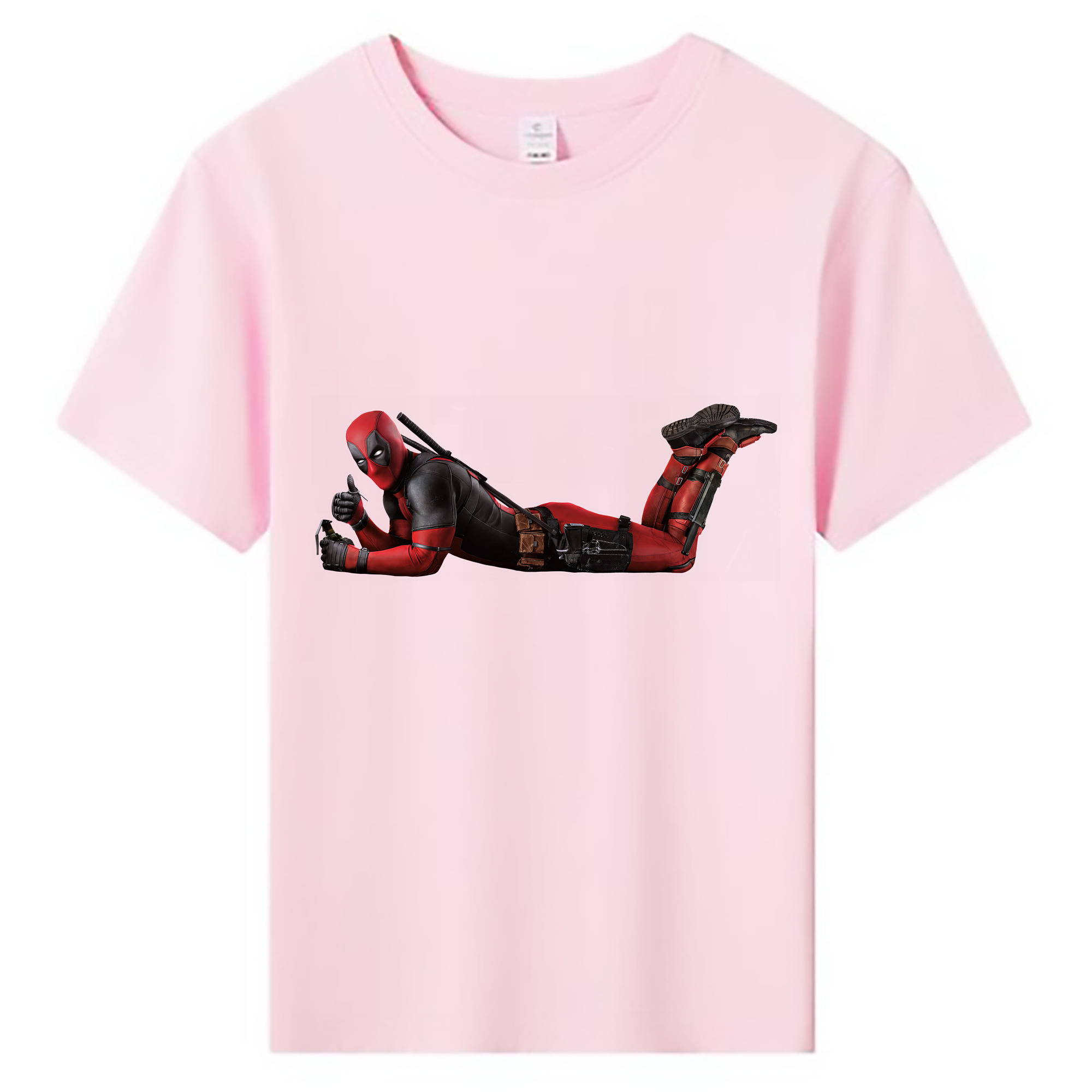 （画像用） Deadpool デッドプール 綿100％キッズTシャツ（フロントプリント）