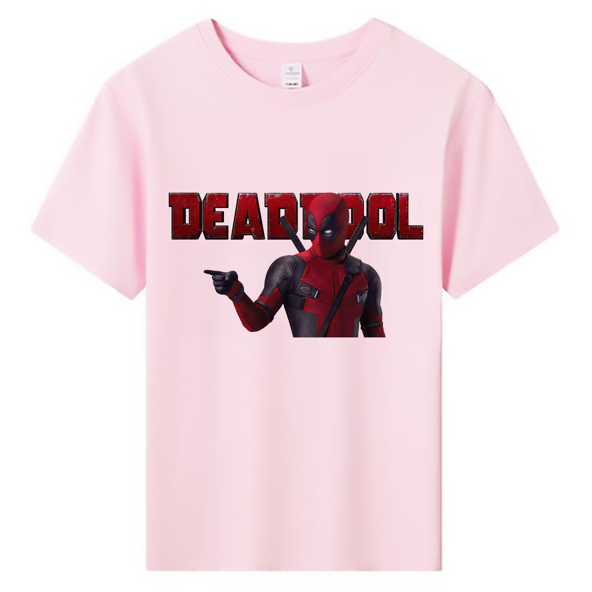 （画像用） Deadpool デッドプール 綿100％キッズTシャツ（フロントプリント）