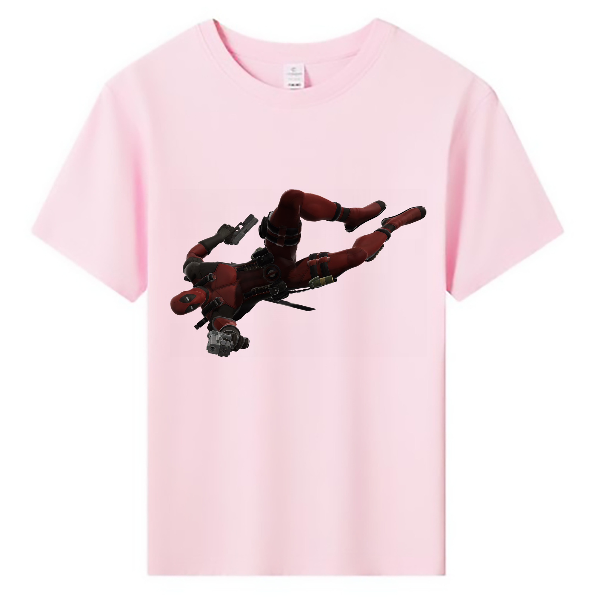 （画像用） Deadpool デッドプール 綿100％キッズTシャツ（フロントプリント）