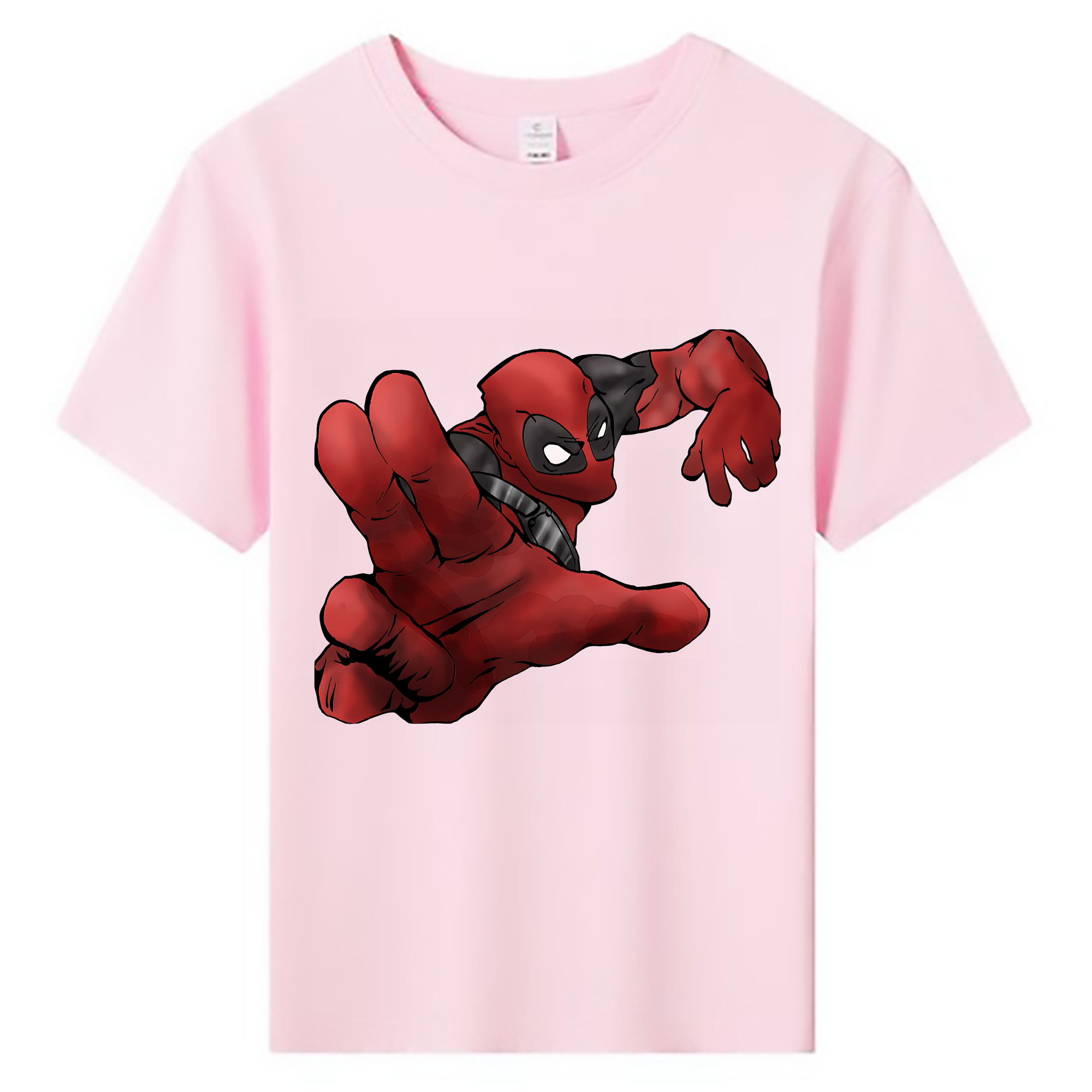 （画像用） Deadpool デッドプール 綿100％キッズTシャツ（フロントプリント）