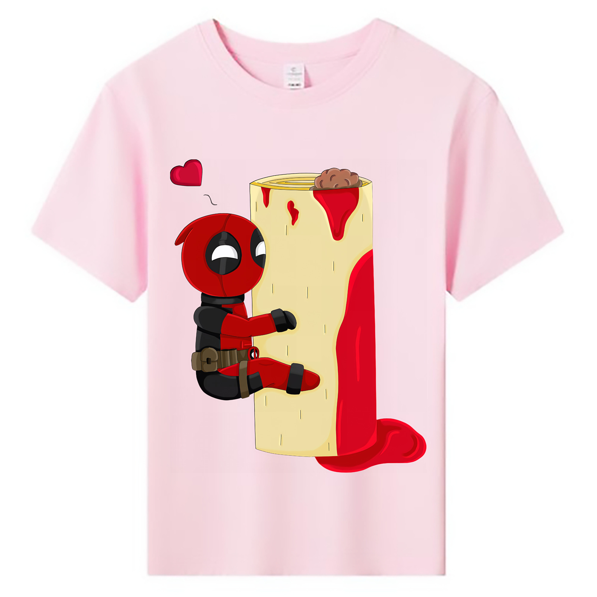 （画像用） Deadpool デッドプール 綿100％キッズTシャツ（フロントプリント）