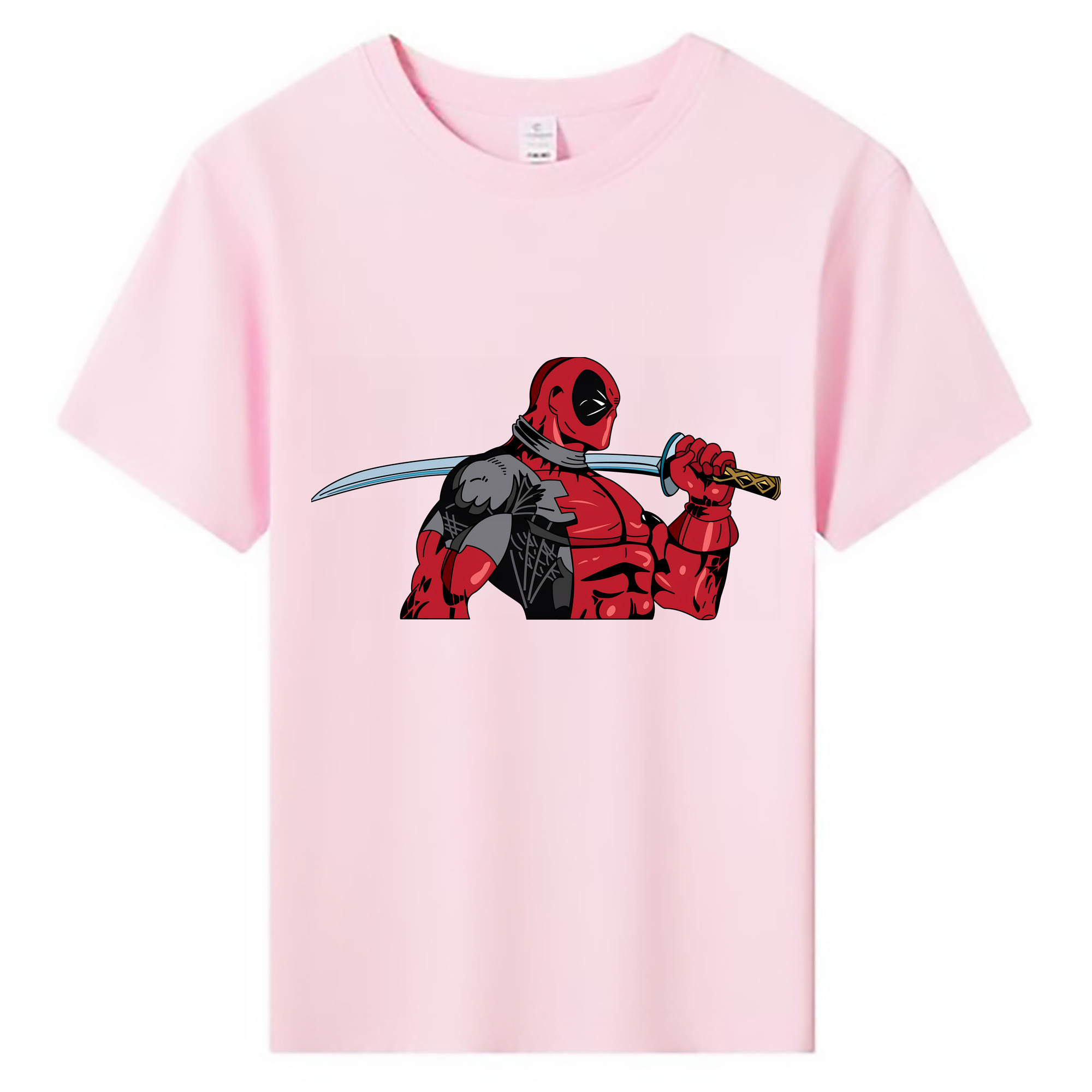 （画像用） Deadpool デッドプール 綿100％キッズTシャツ（フロントプリント）