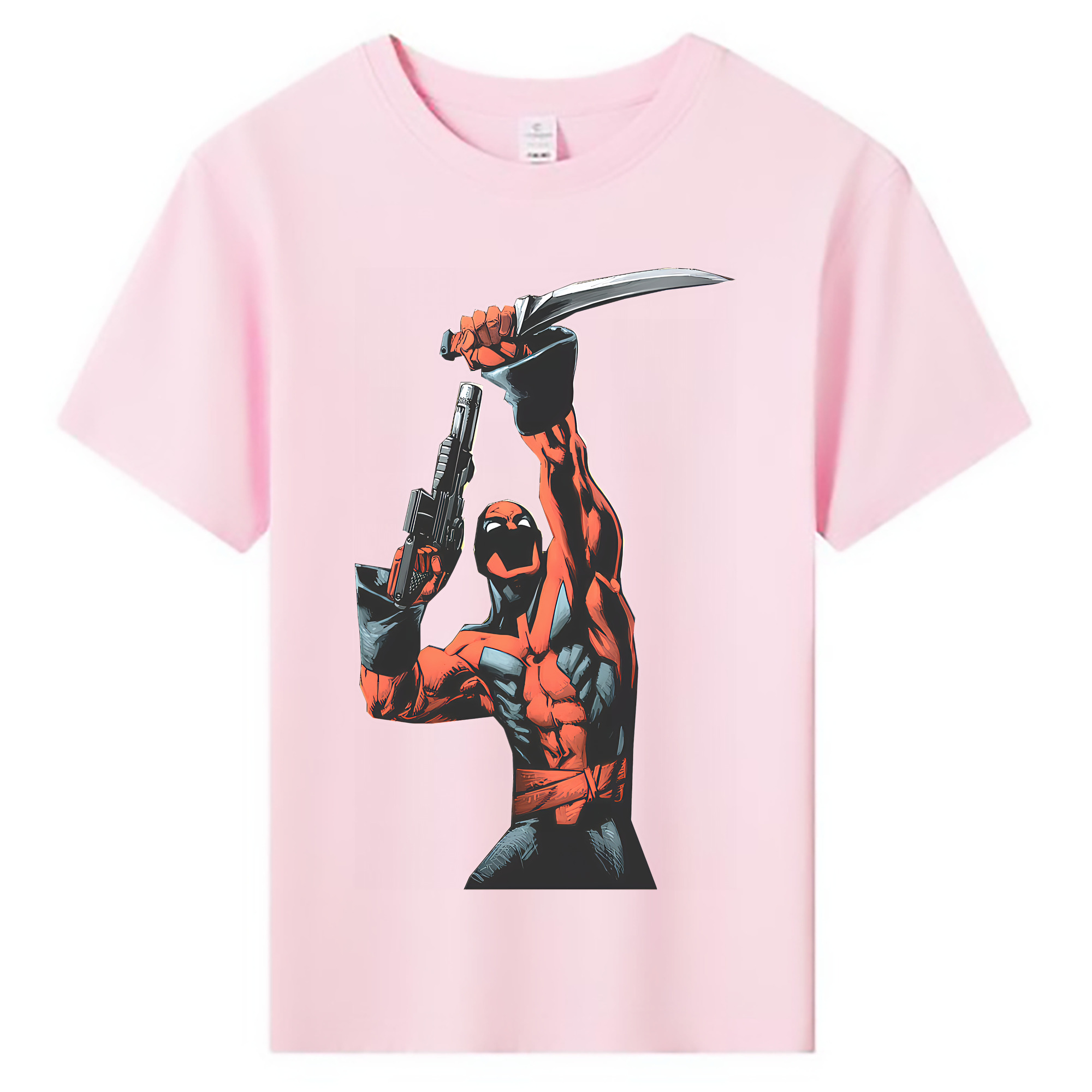 （画像用） Deadpool デッドプール 綿100％キッズTシャツ（フロントプリント）