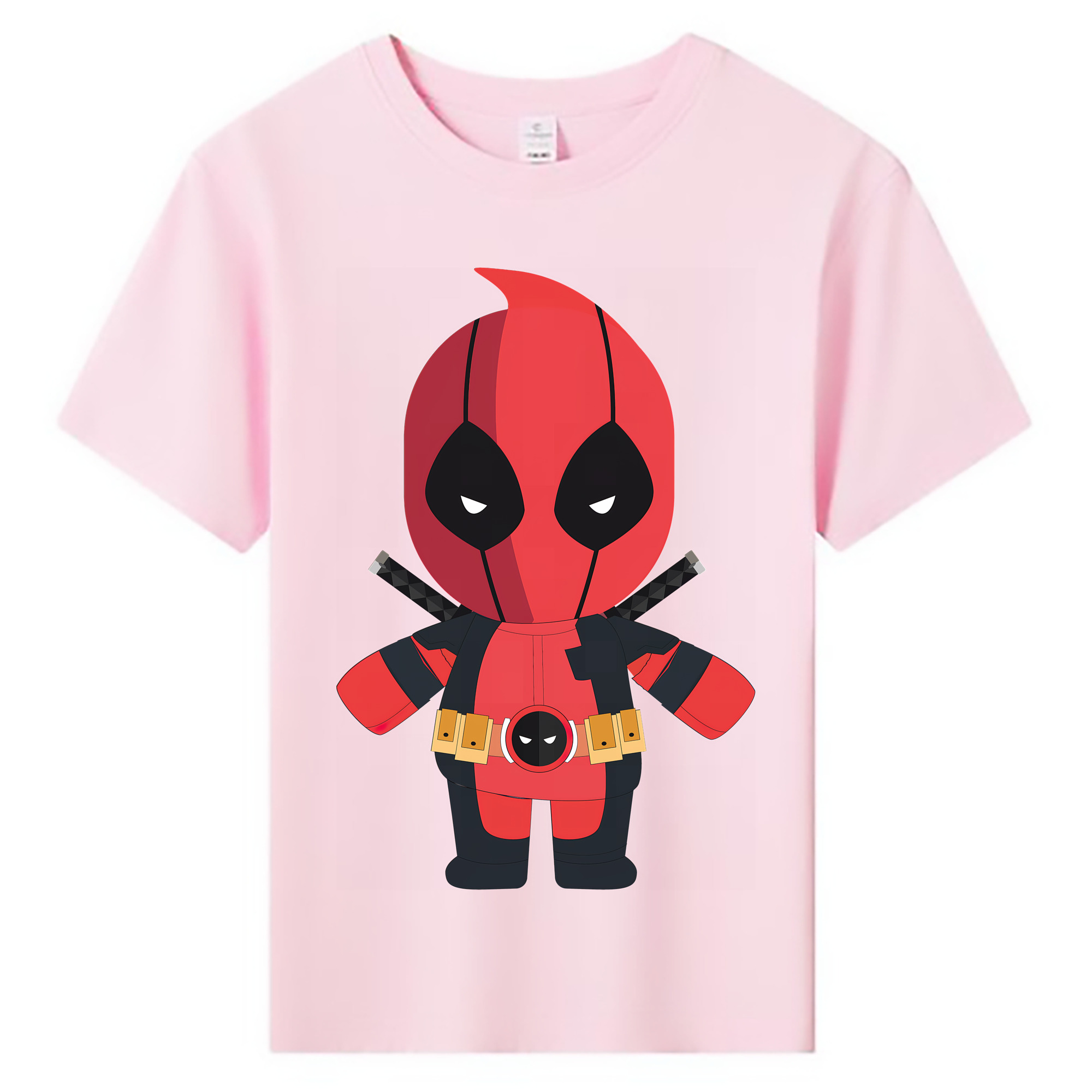 （画像用） Deadpool デッドプール 綿100％キッズTシャツ（フロントプリント）