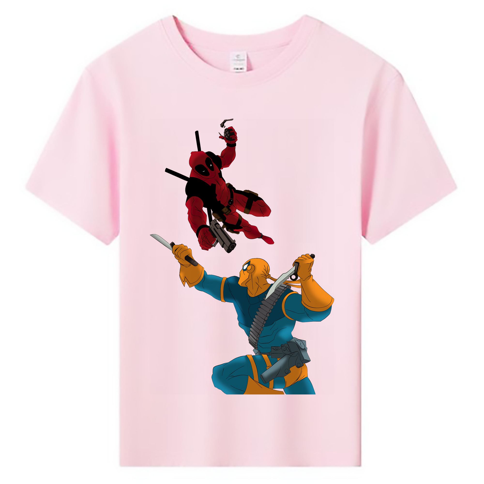 （画像用） Deadpool デッドプール 綿100％キッズTシャツ（フロントプリント）
