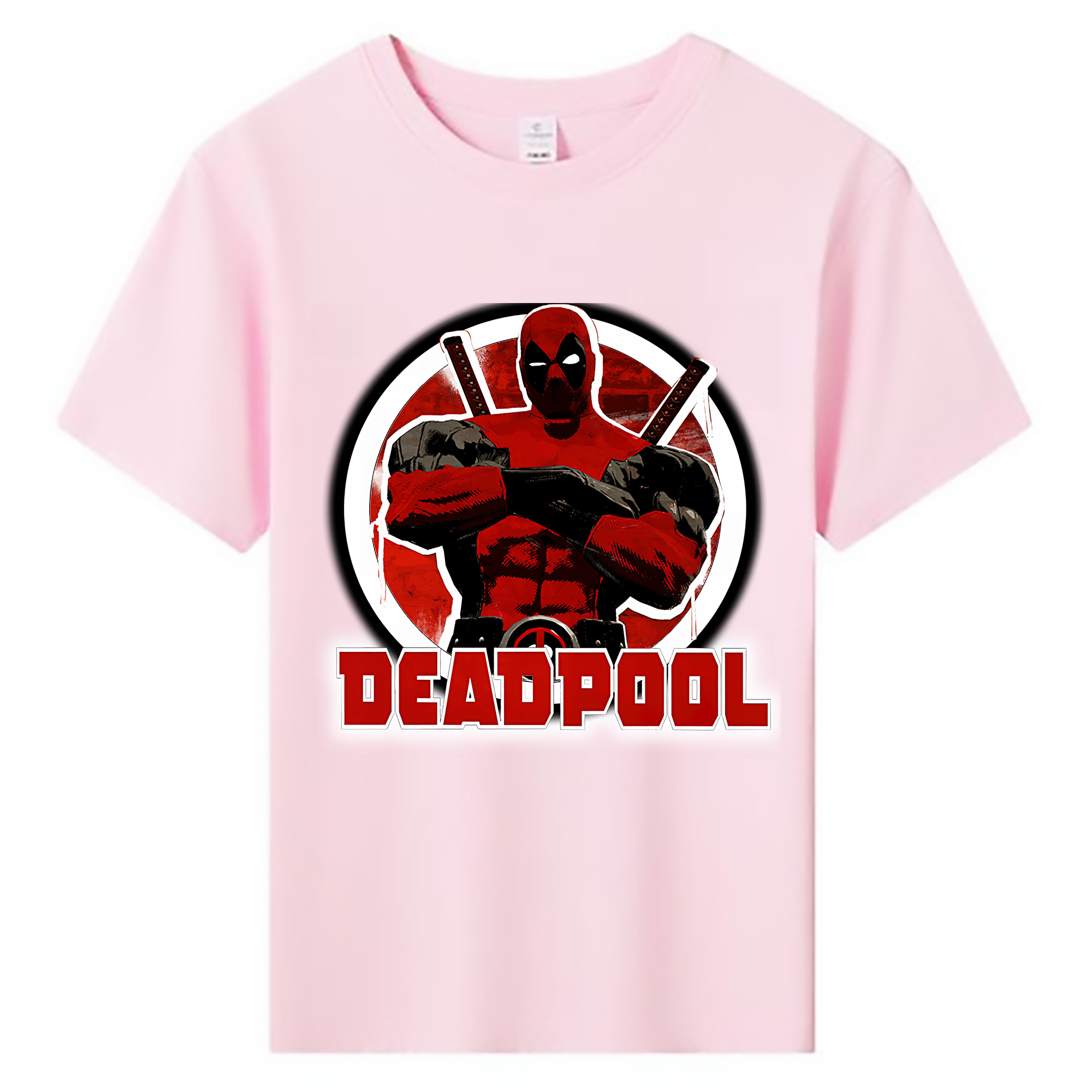 （画像用） Deadpool デッドプール 綿100％キッズTシャツ（フロントプリント）
